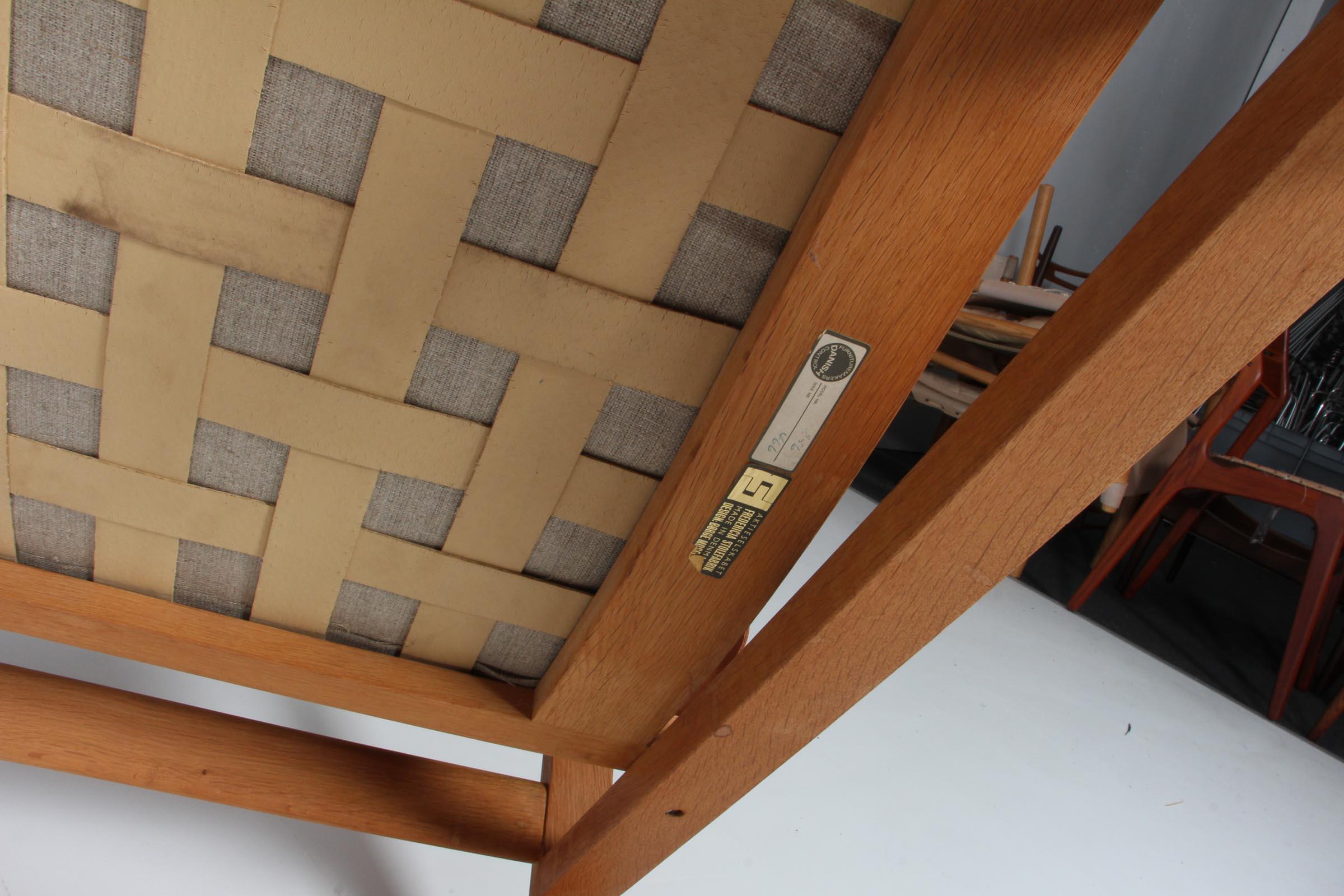 Cuir Chaises longues Børge Mogensen, modèle 2256