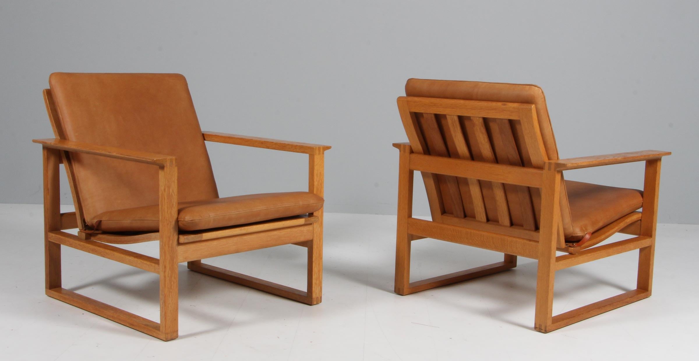 Børge Mogensen Lounge Chairs, model 2256 1