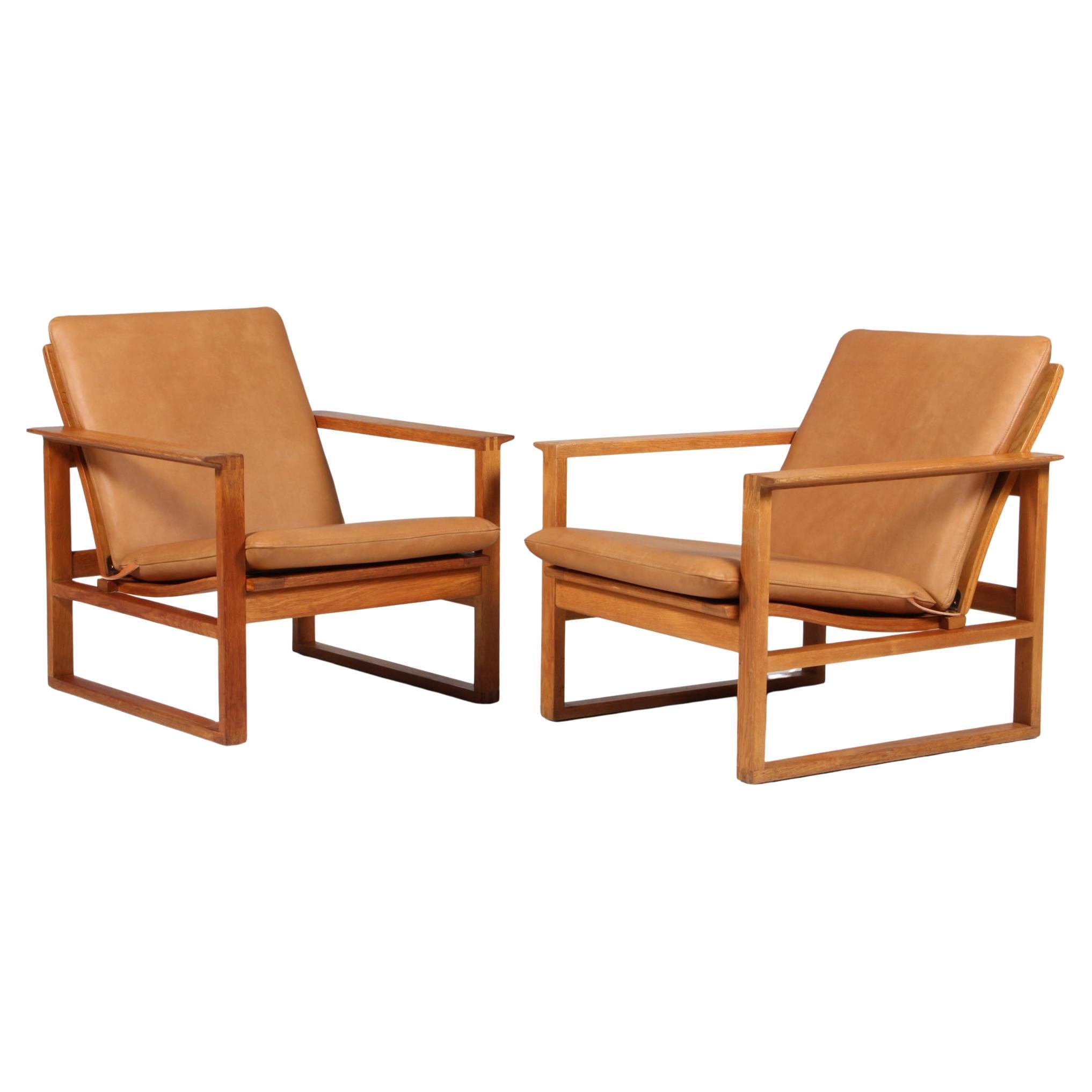 Børge Mogensen Lounge Chairs, model 2256