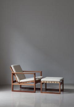 Børge Mogensen Loungechair "Model 246" in Oak & Teakwood by Fredericia, 1957