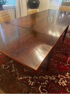 Børge Mogensen Mid Century Modern Rosewood Extendable Dining Table