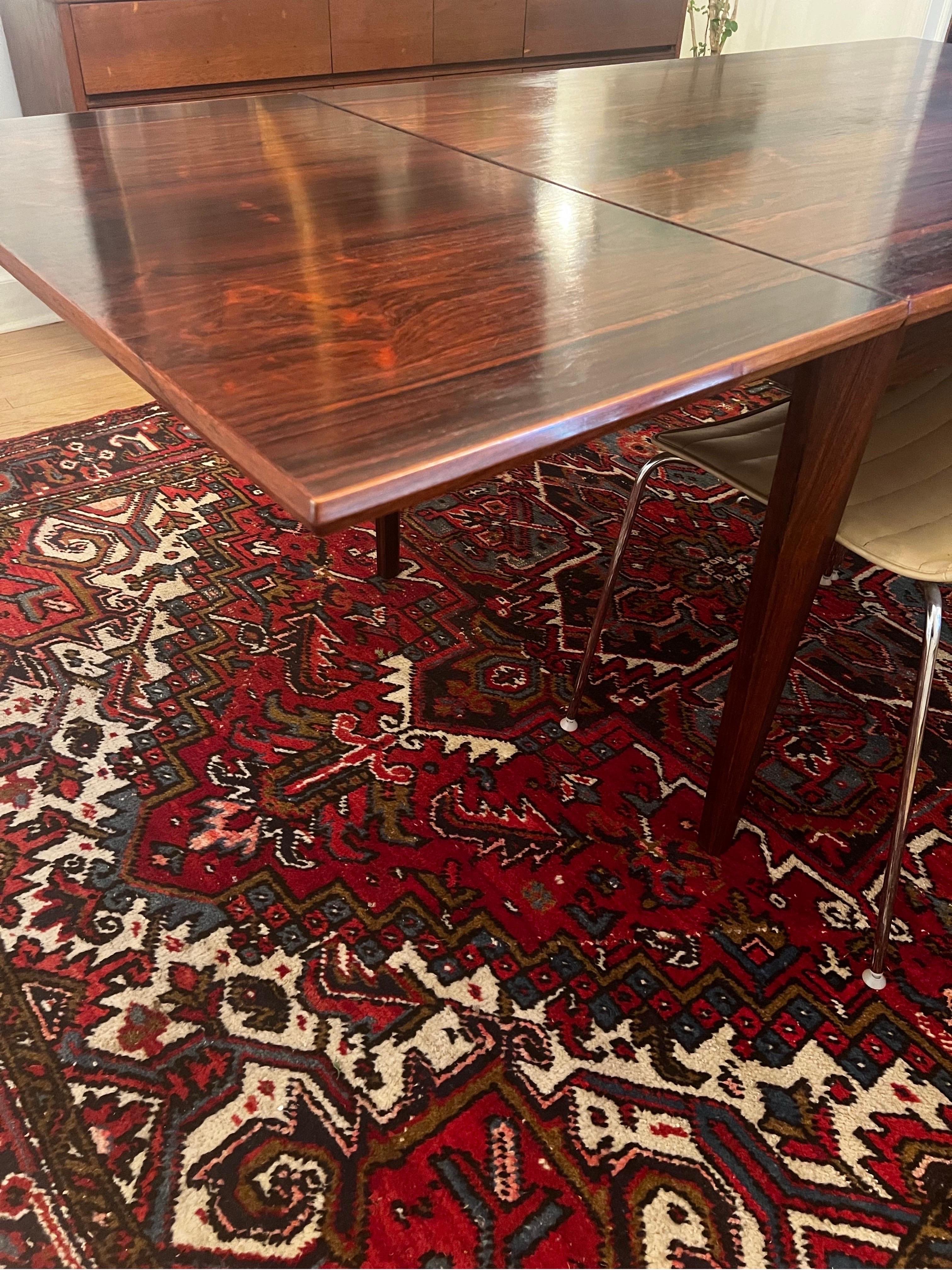 Mesa de comedor extensible Børge Mogensen Mid Century Modern Palisandro Moderno de mediados de siglo en venta