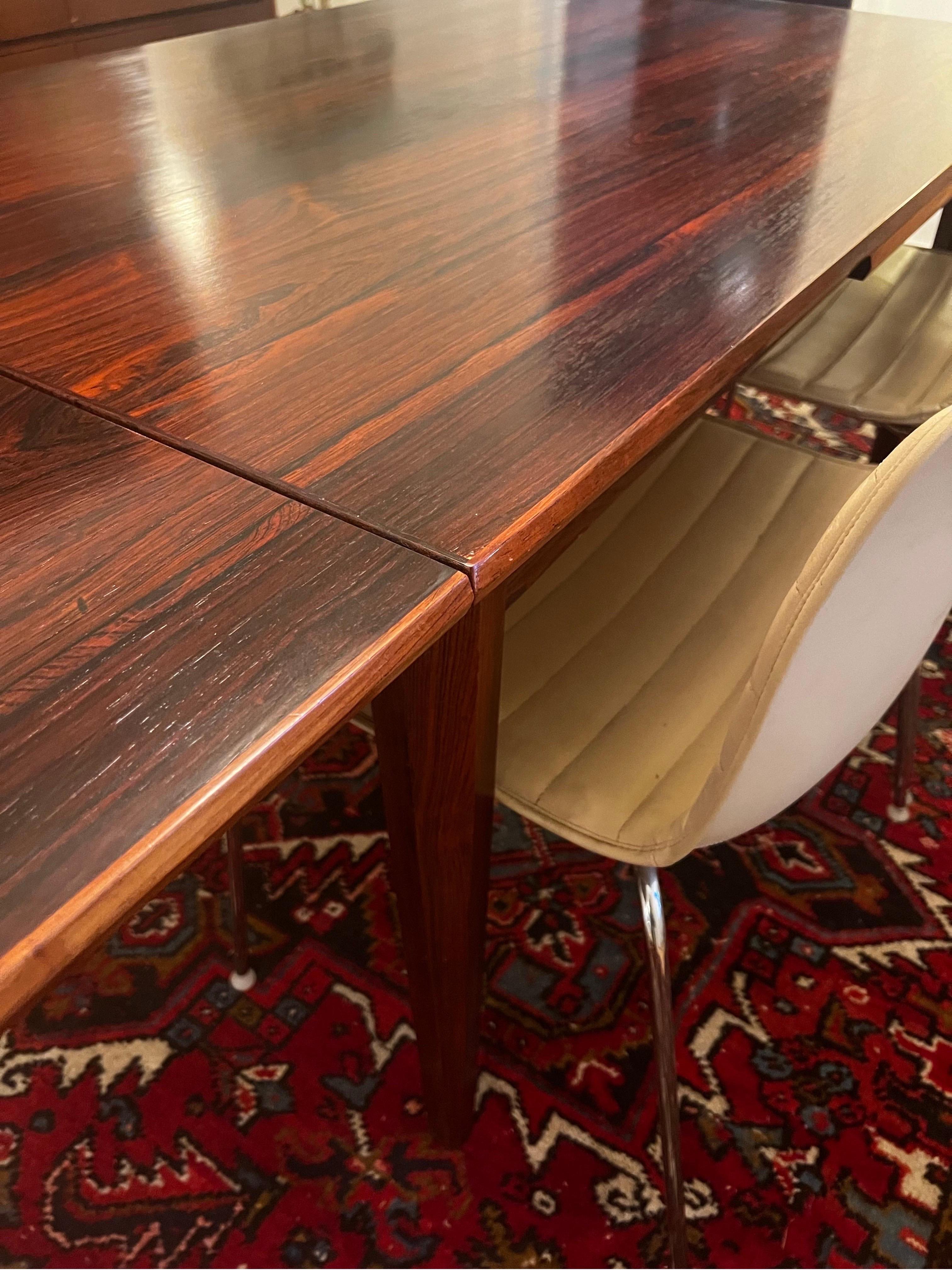 Mesa de comedor extensible Børge Mogensen Mid Century Modern Palisandro Danés en venta