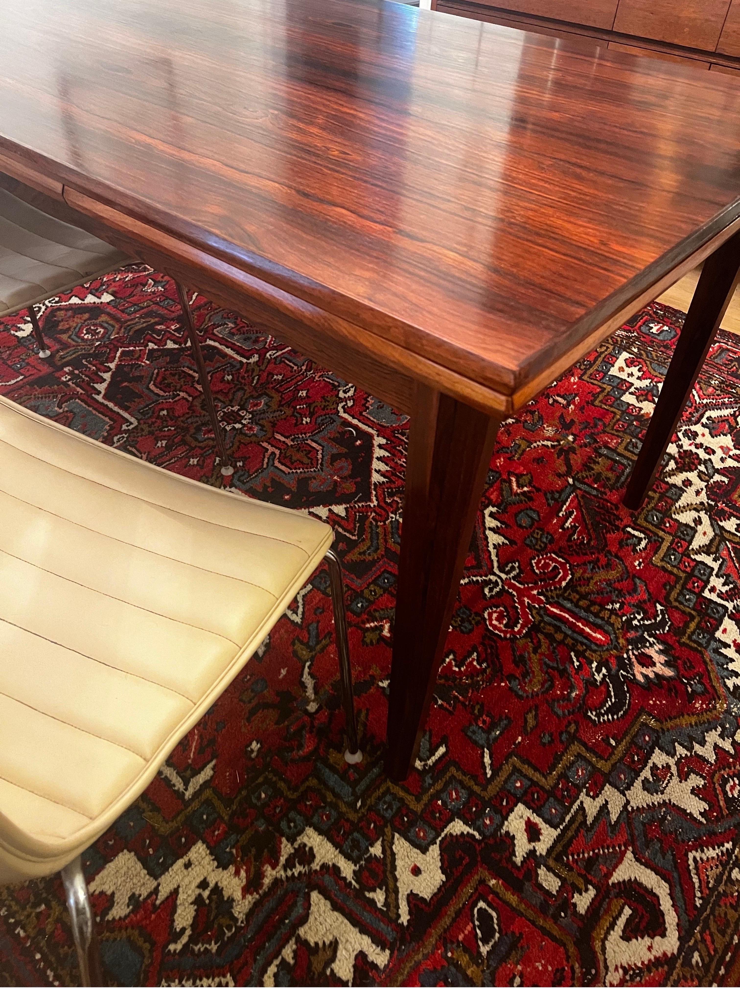 Mesa de comedor extensible Børge Mogensen Mid Century Modern Palisandro siglo XX en venta