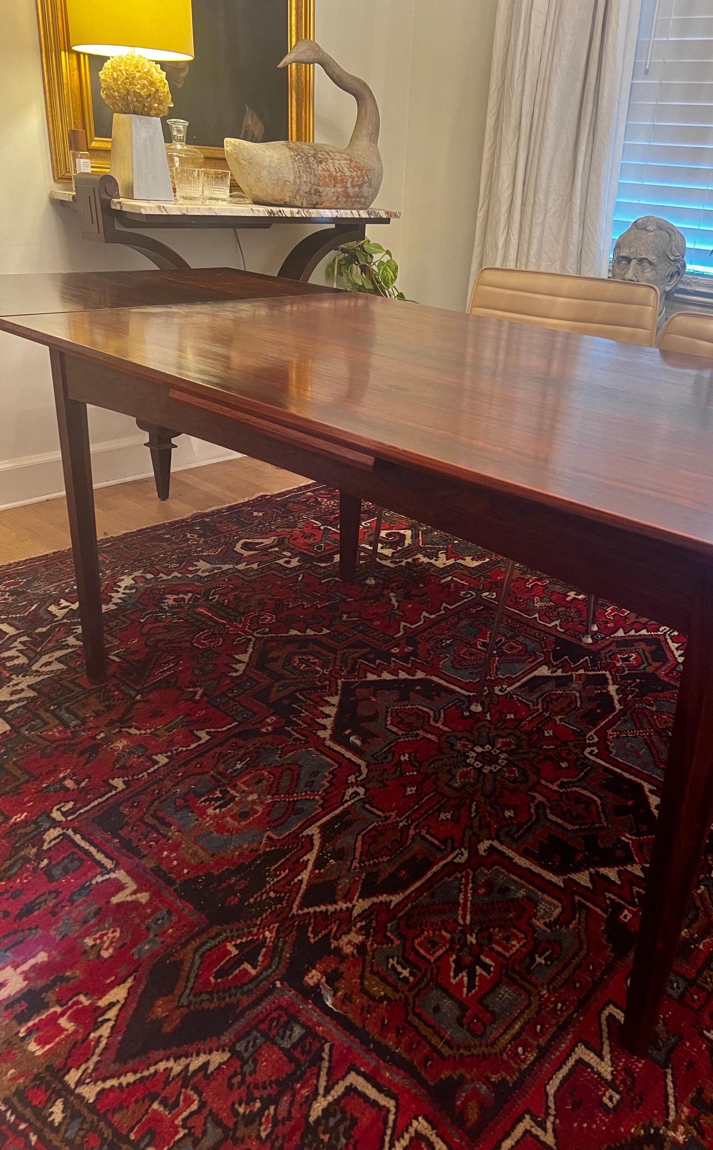 Mesa de comedor extensible Børge Mogensen Mid Century Modern Palisandro en venta 2