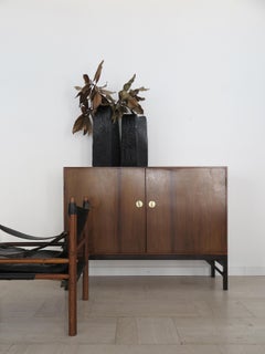 Armario de madera oscura de Børge Mogensen, modelo 232, de mediados de siglo, Dinamarca, década de 1960