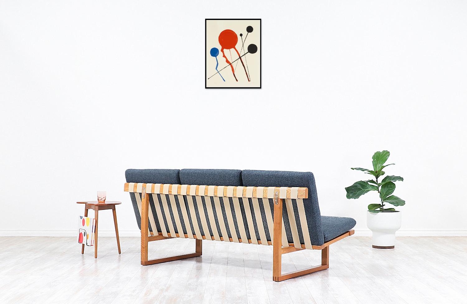 Mid-Century Modern Børge Mogensen Model 211 Oak Sofa for Fredericia Stolefabrik