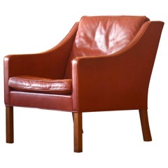 Børge Mogensen Model 2207 Leather Armchair