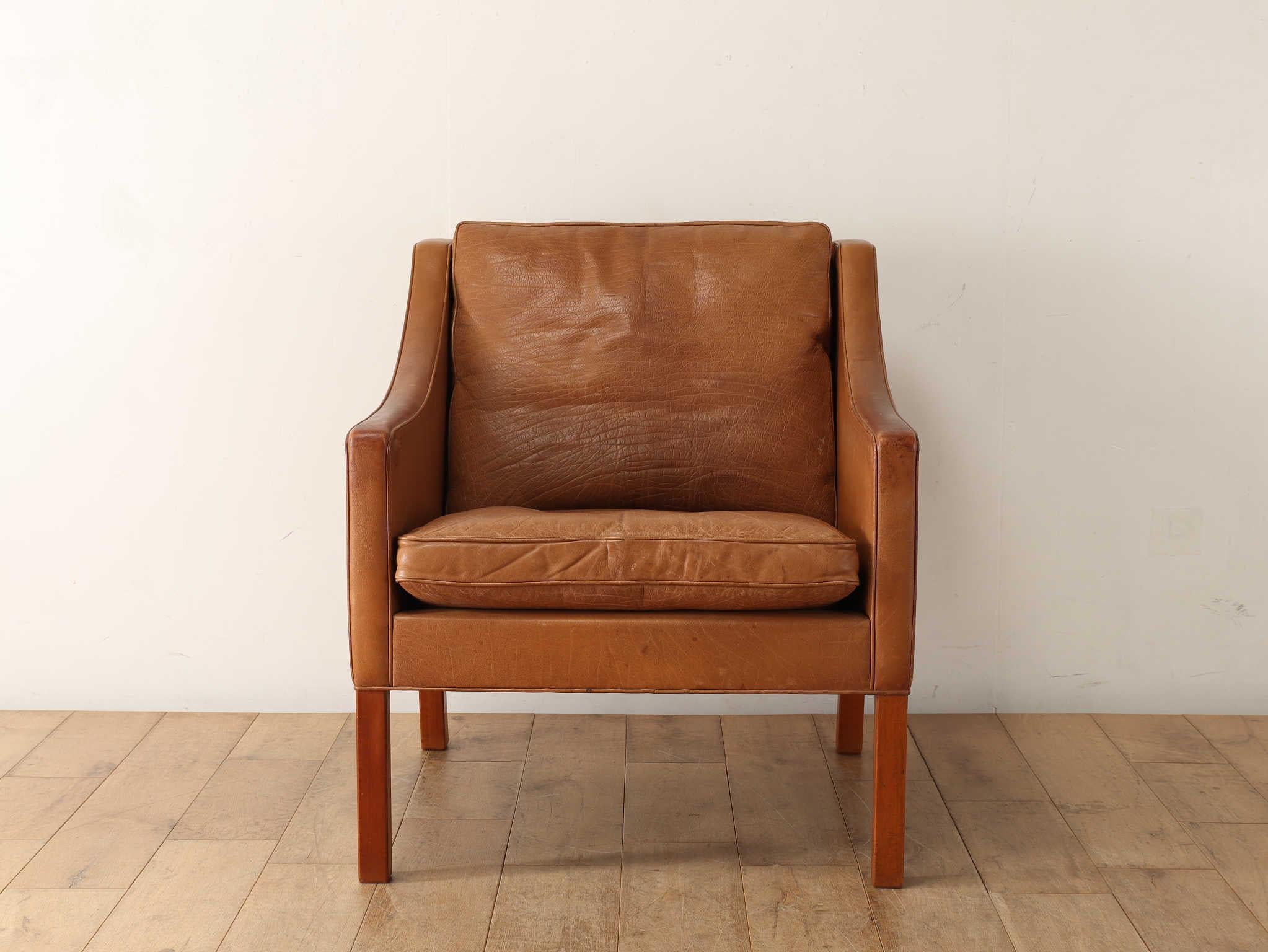 Børge Mogensen Model #2207 Leather Lounge Chair 5
