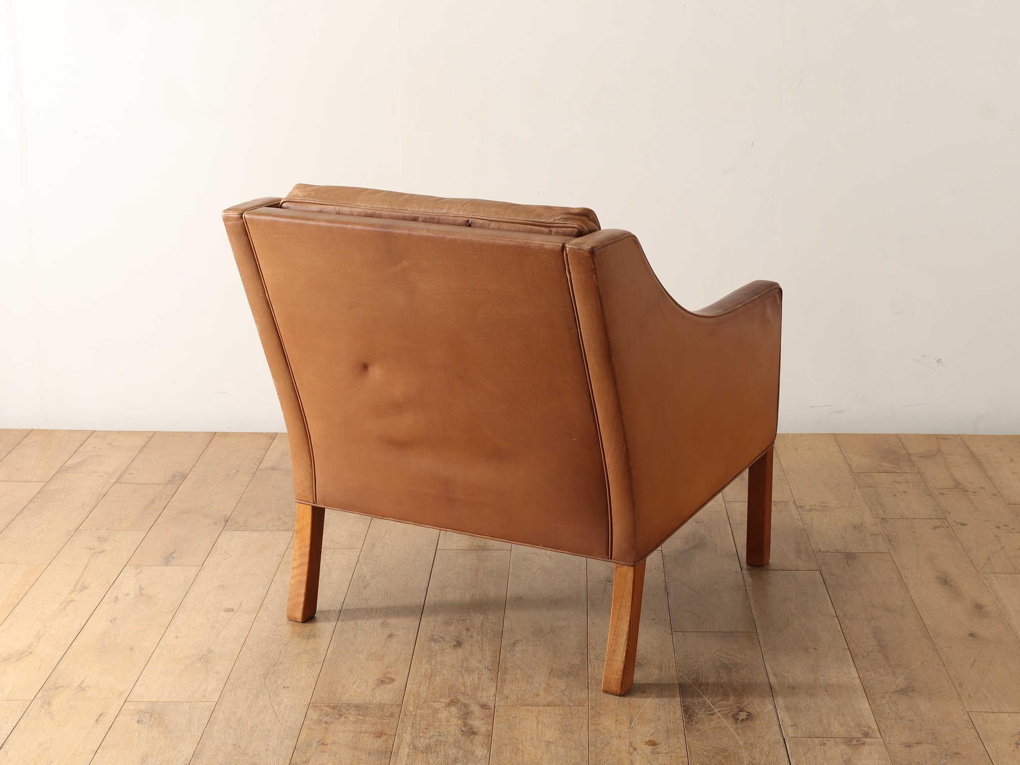 Børge Mogensen Model #2207 Leather Lounge Chair 8