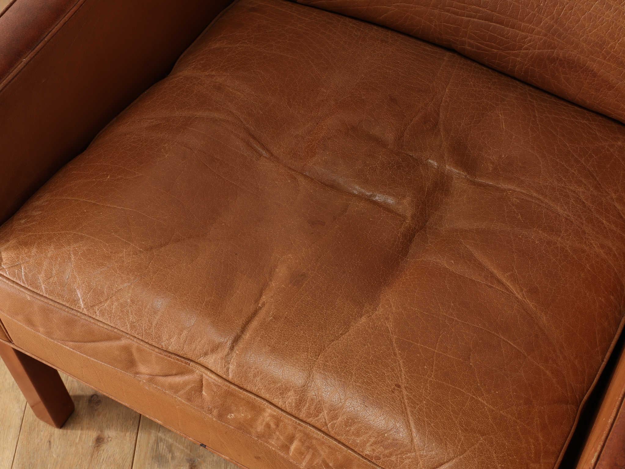 Børge Mogensen Model #2207 Leather Lounge Chair 1