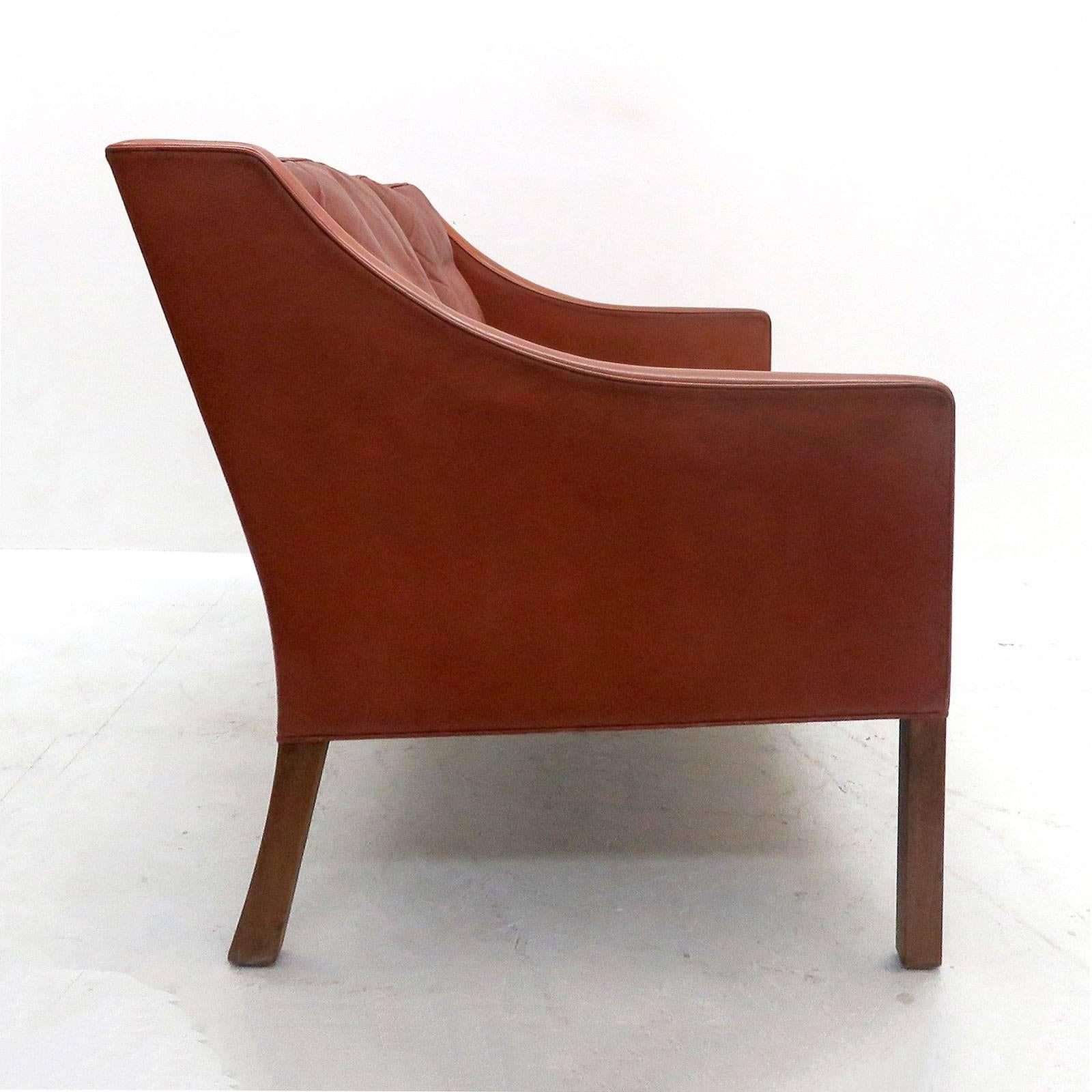 Scandinavian Modern Børge Mogensen Model #2208 Two-Seat Sofa