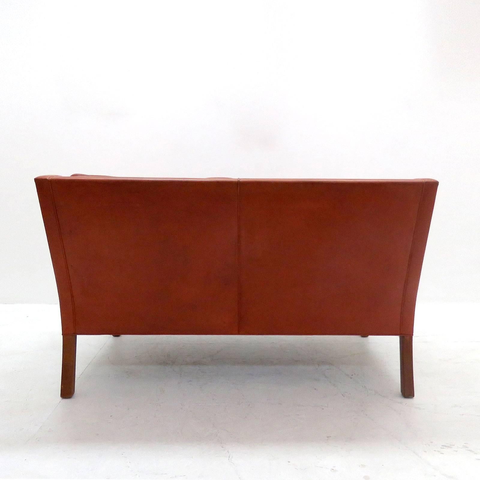 Børge Mogensen Model #2208 Two-Seat Sofa In Good Condition In Los Angeles, CA