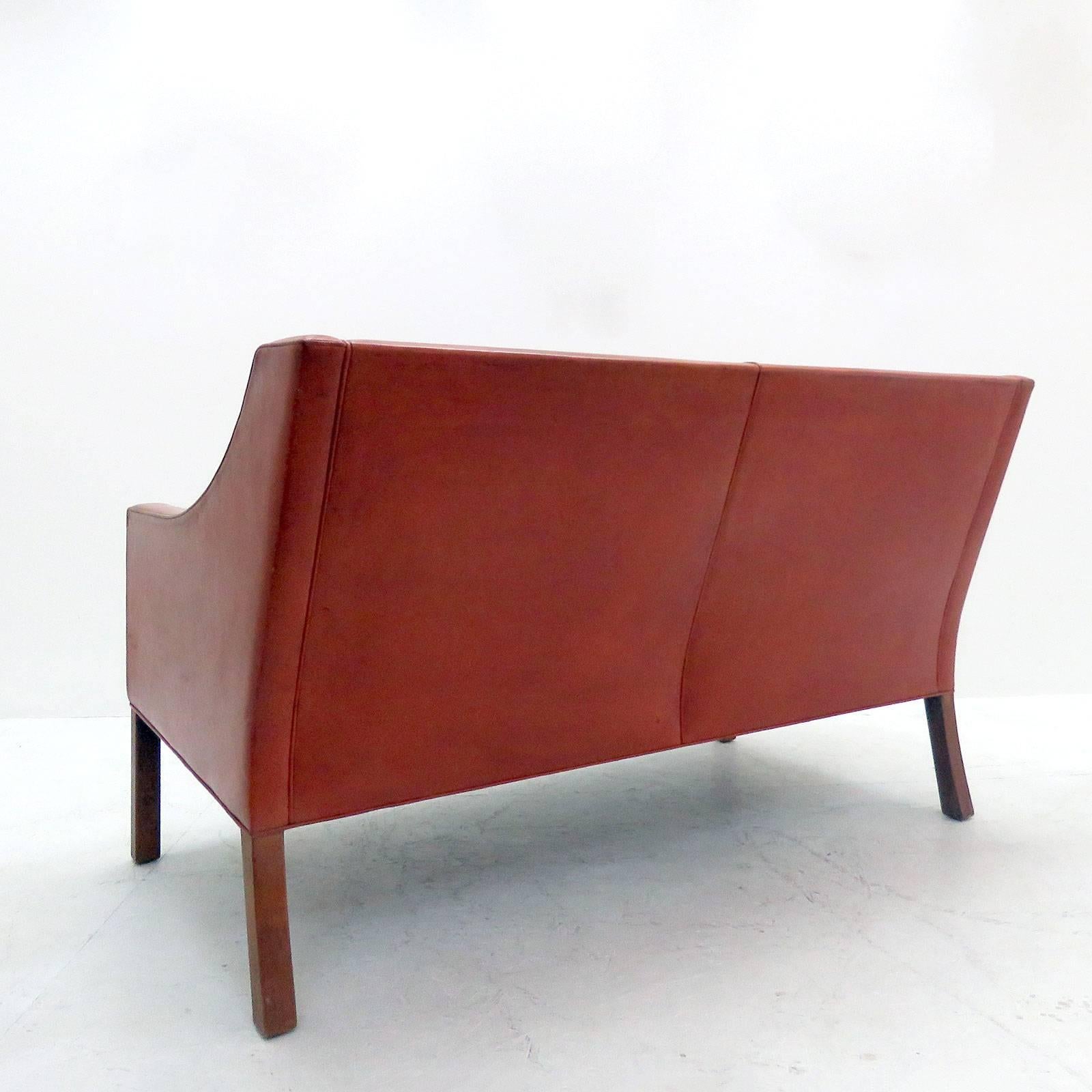 Late 20th Century Børge Mogensen Model #2208 Two-Seat Sofa