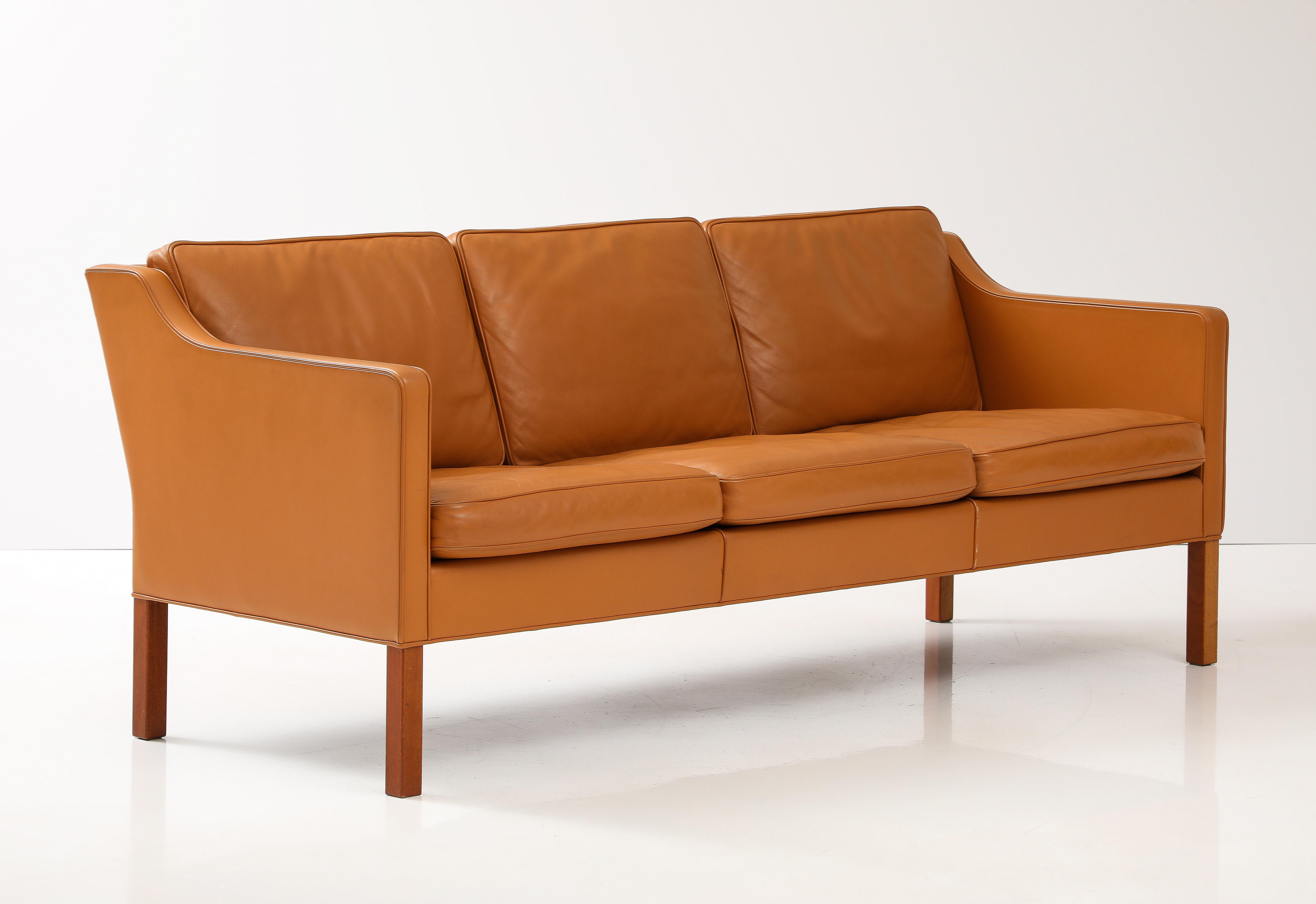 Børge Mogensen model 2209 Sofa for Fredericia, Denmark, 1962, Labelled 6