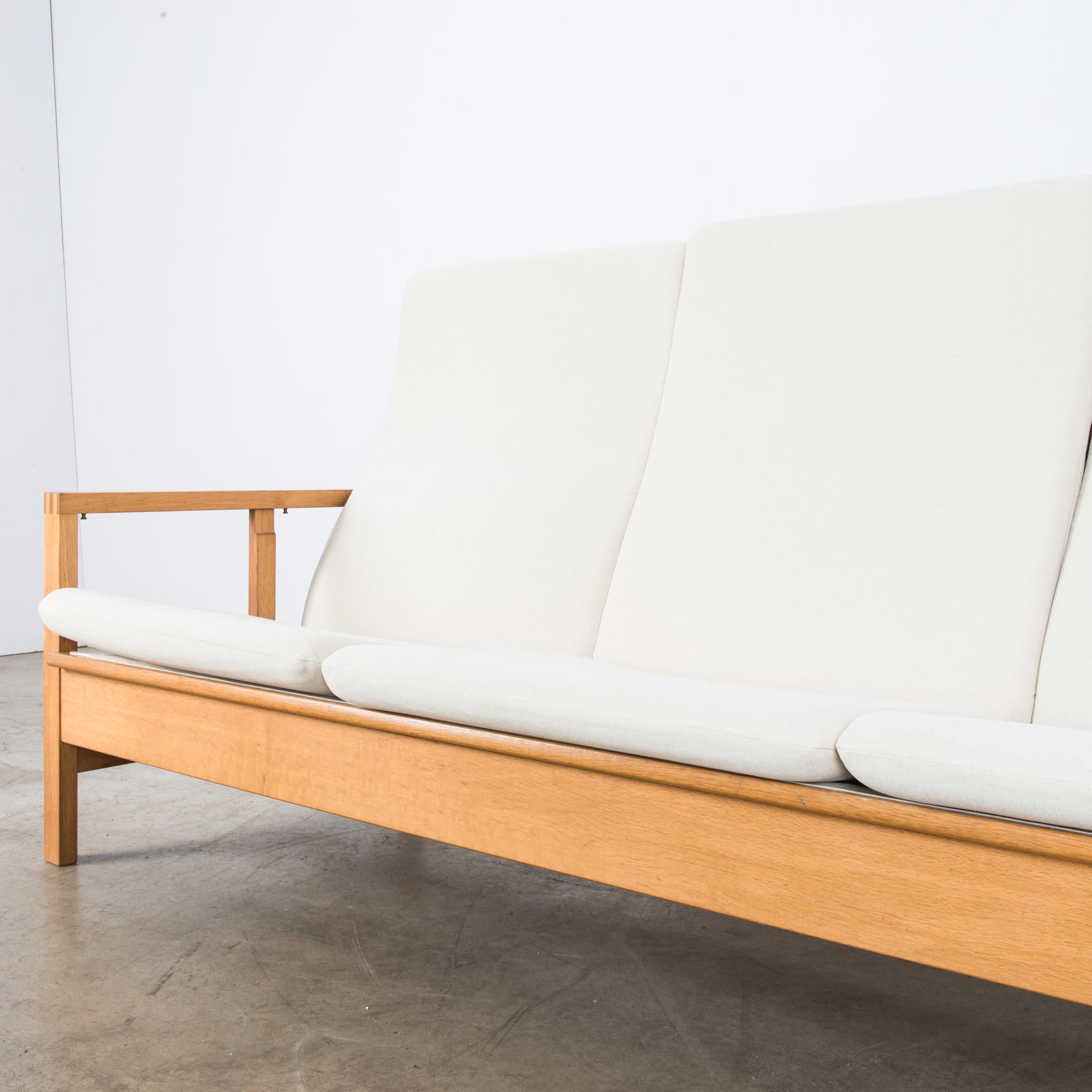 Børge Mogensen Model 2253 Oak Three Seat Sofa 4