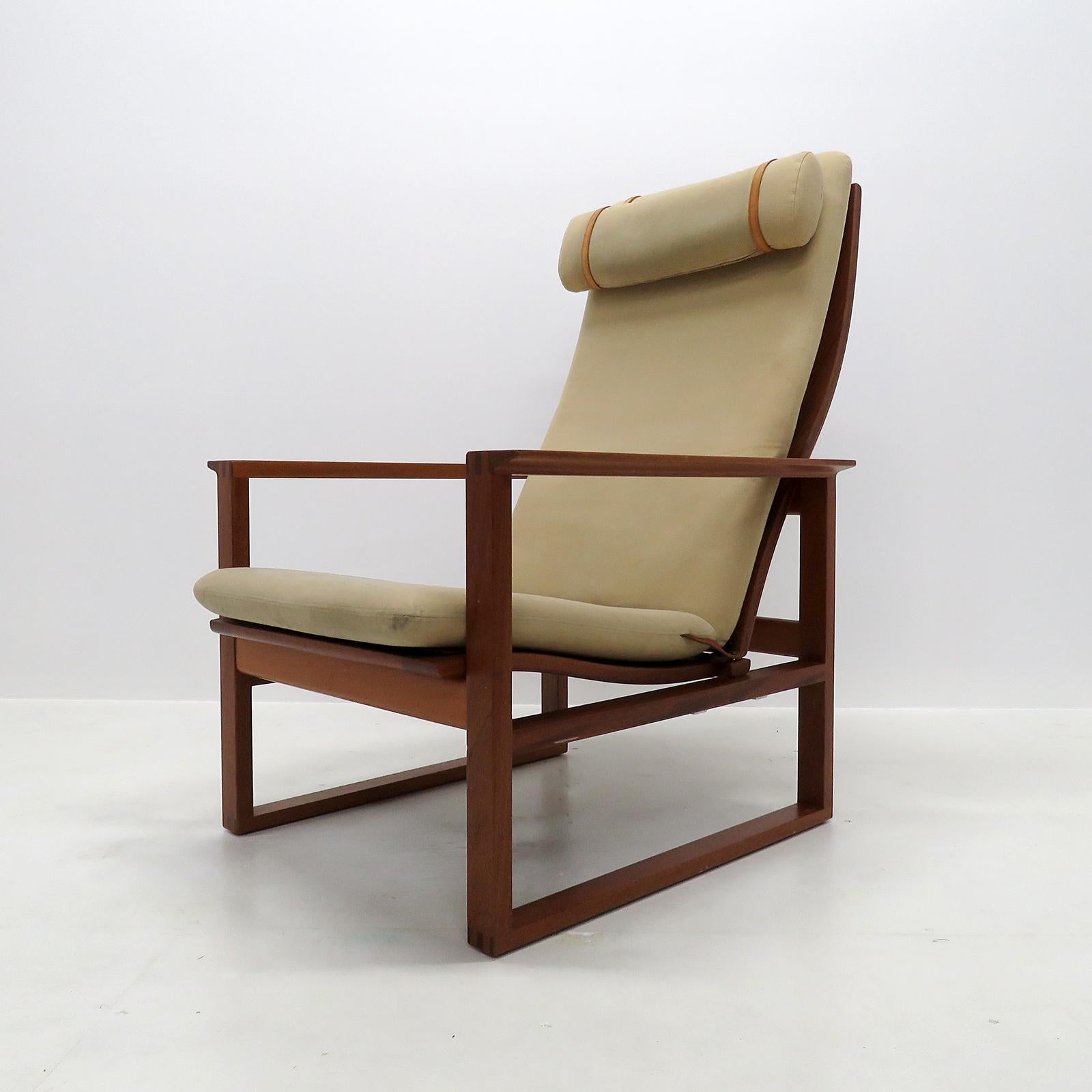 Scandinavian Modern Børge Mogensen, Model 2254 Lounge Chair, 1956 For Sale