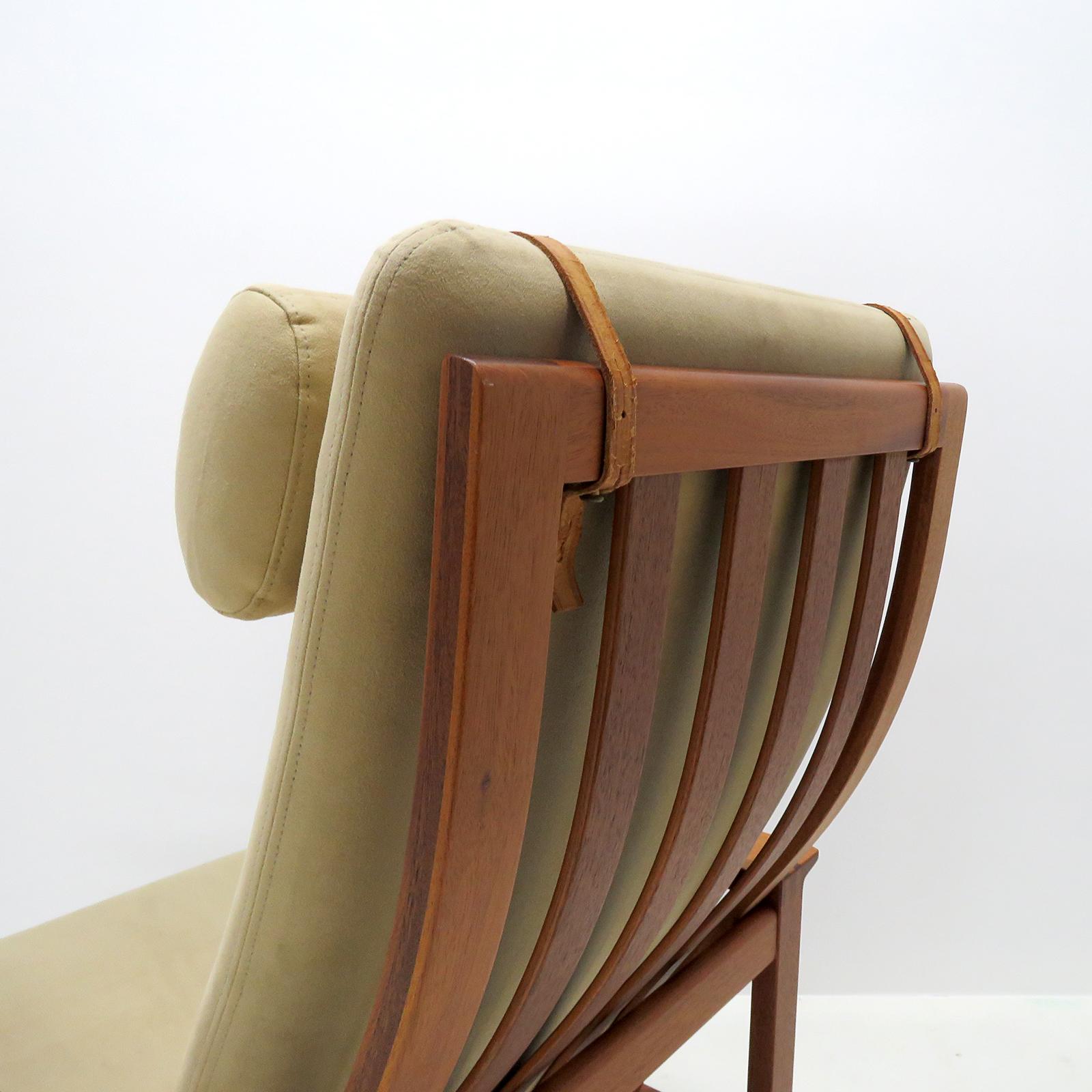 Cuir Børge Mogensen, chaise longue modèle 2254, 1956 en vente