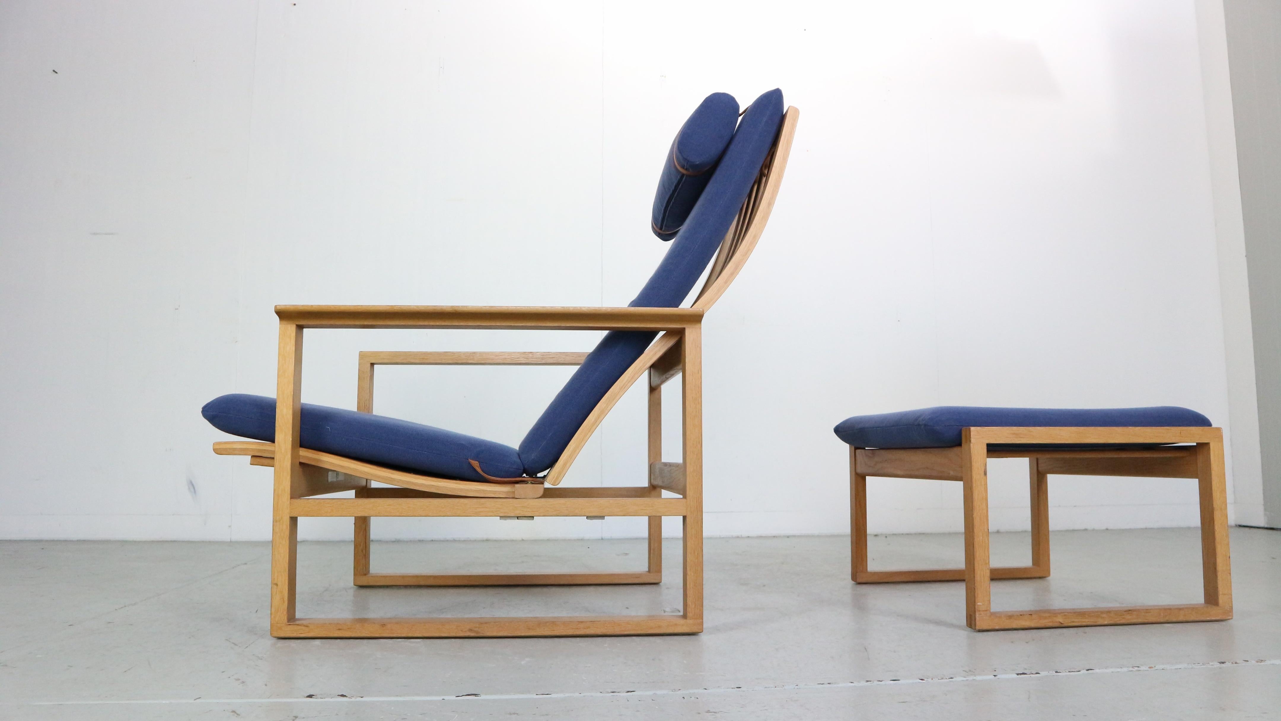 Mid-20th Century Børge Mogensen “Model 2254” Lounge Chair and 
