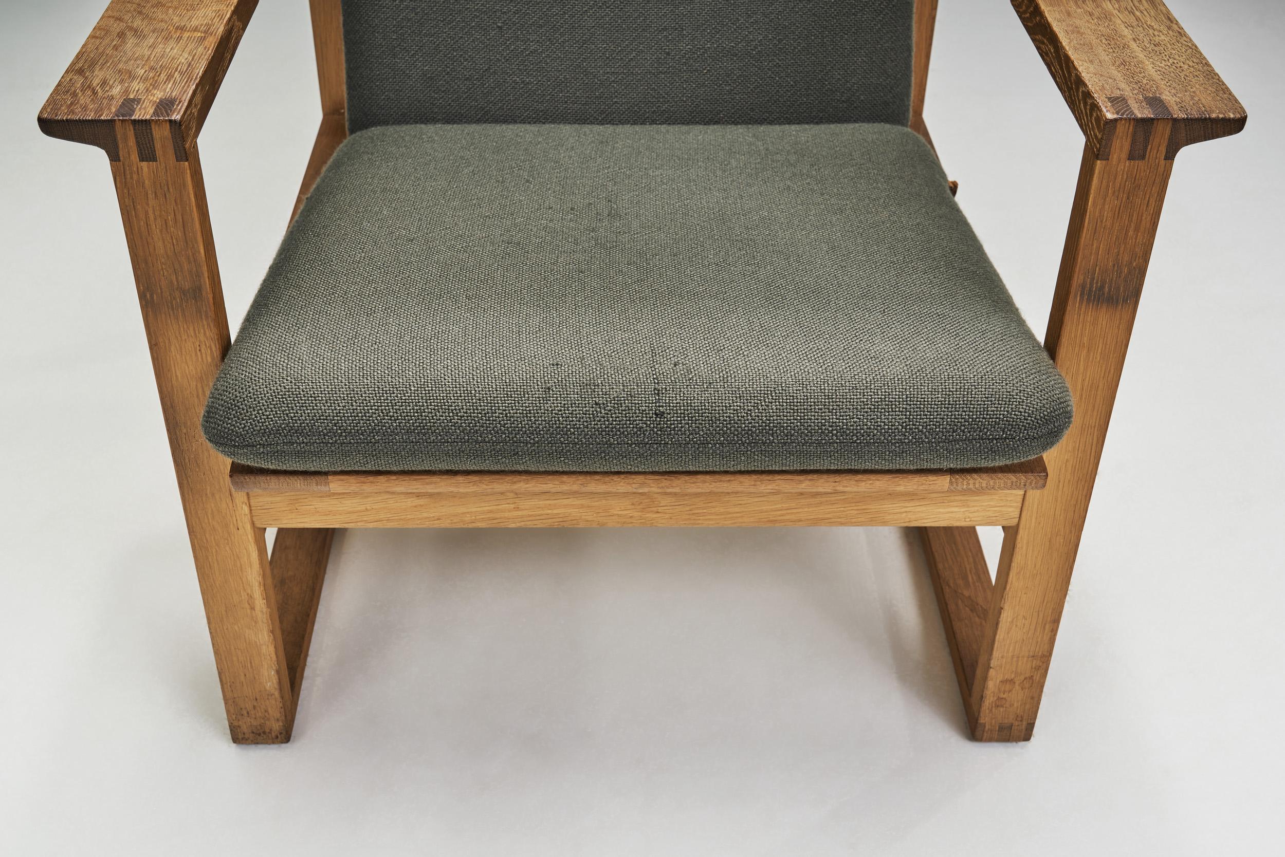 Metal Børge Mogensen “Model 2254” Lounge Chair and 