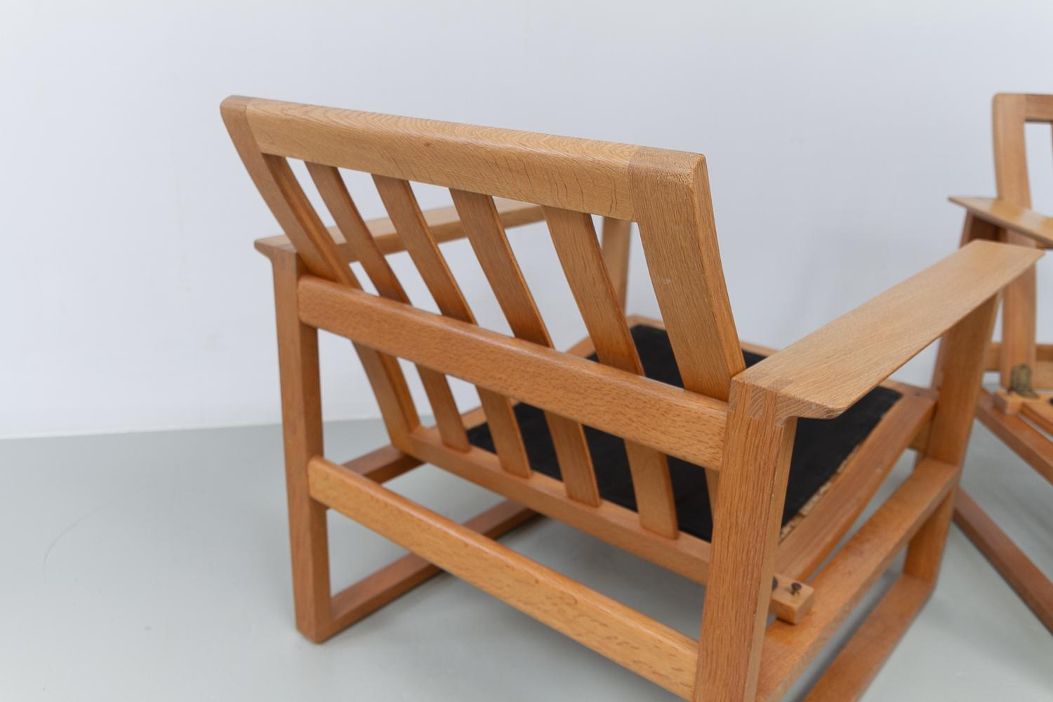 Chaises longues Børge Mogensen modèle 2256, années 1960. Ensemble de 2. en vente 5