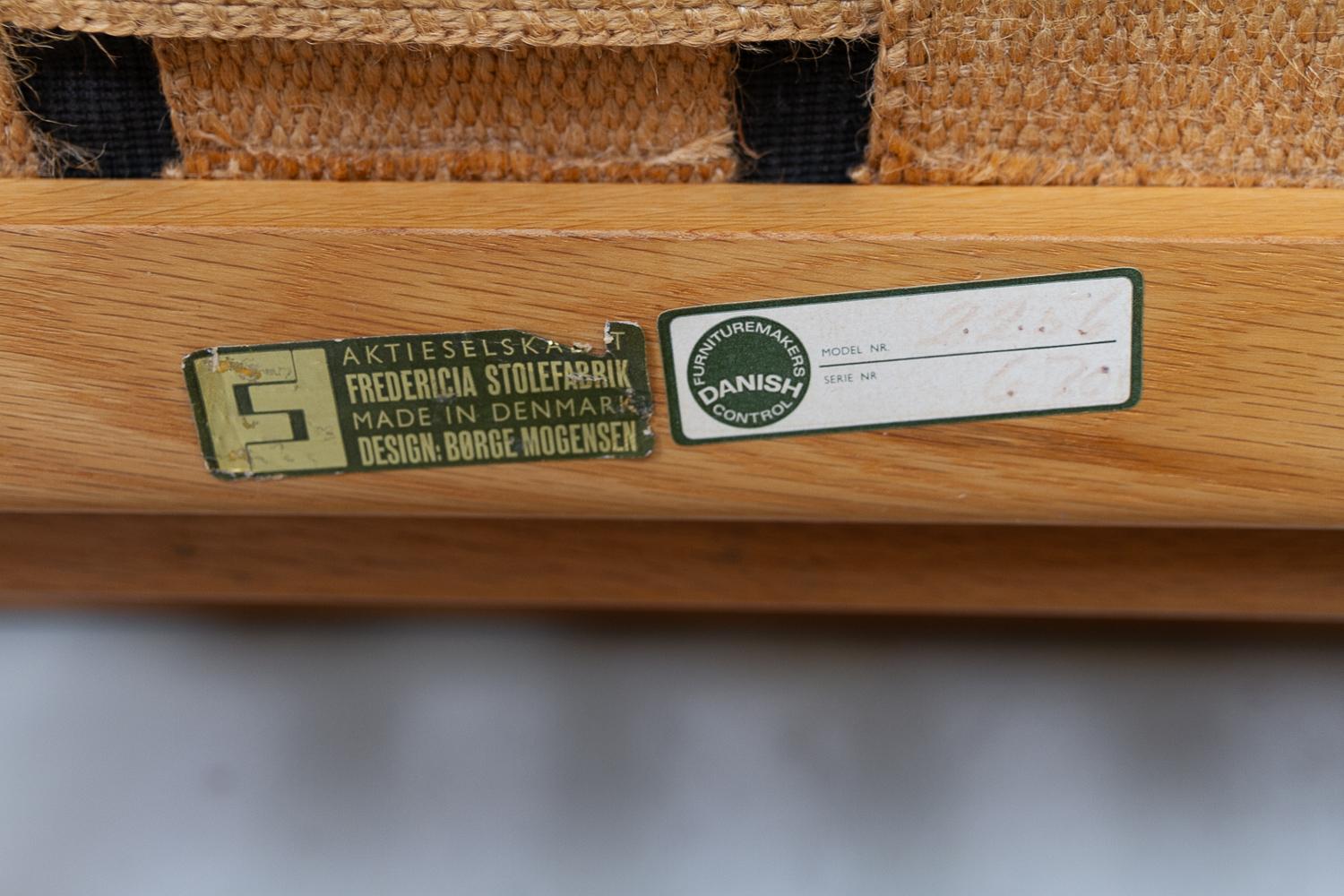Chaises longues Børge Mogensen modèle 2256, années 1960. Ensemble de 2. en vente 8
