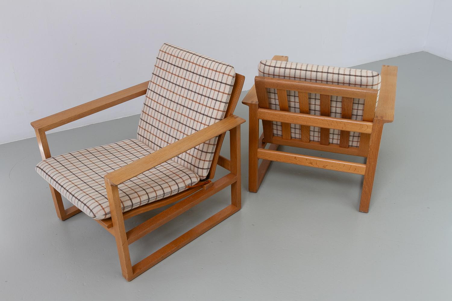 Danois Chaises longues Børge Mogensen modèle 2256, années 1960. Ensemble de 2. en vente