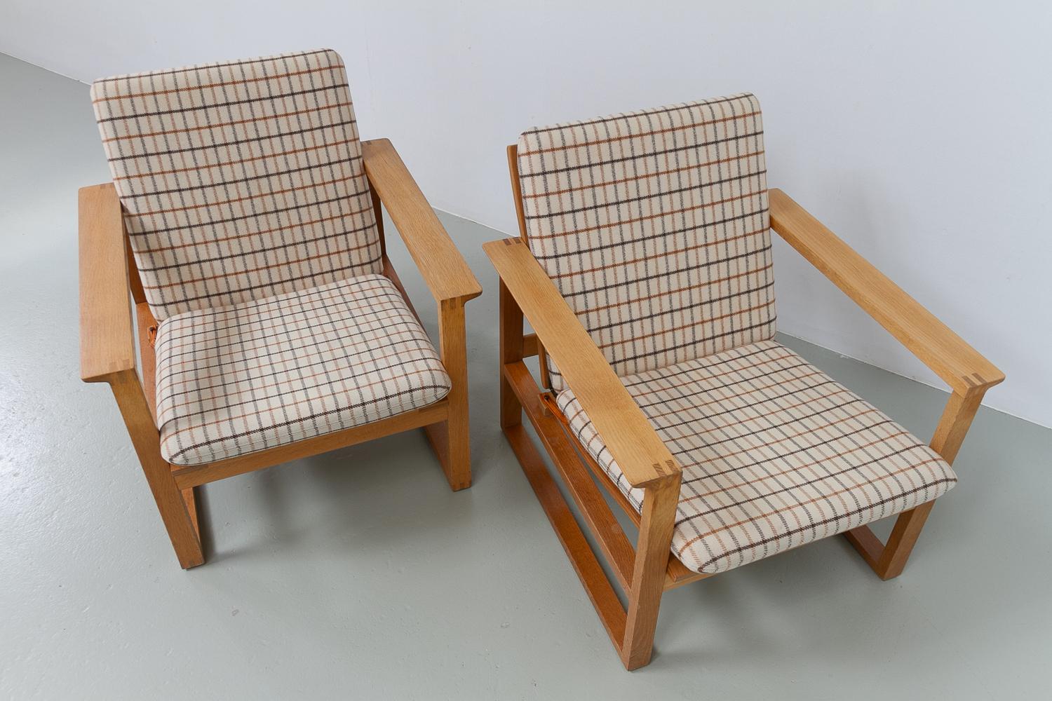 Chaises longues Børge Mogensen modèle 2256, années 1960. Ensemble de 2. en vente 2