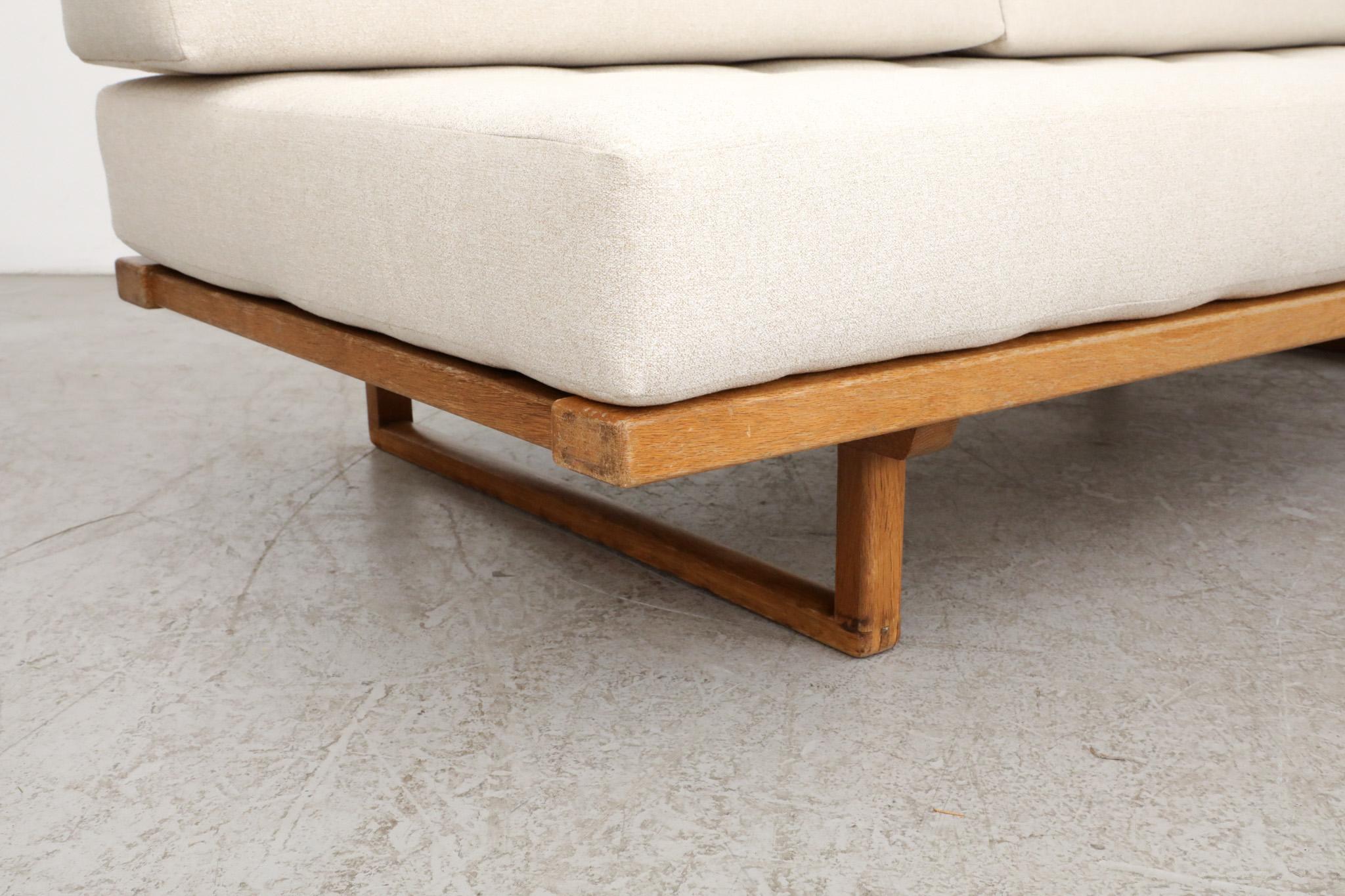 Børge Mogensen Model 4312 Natural Oak Sofa Bed For Sale 6