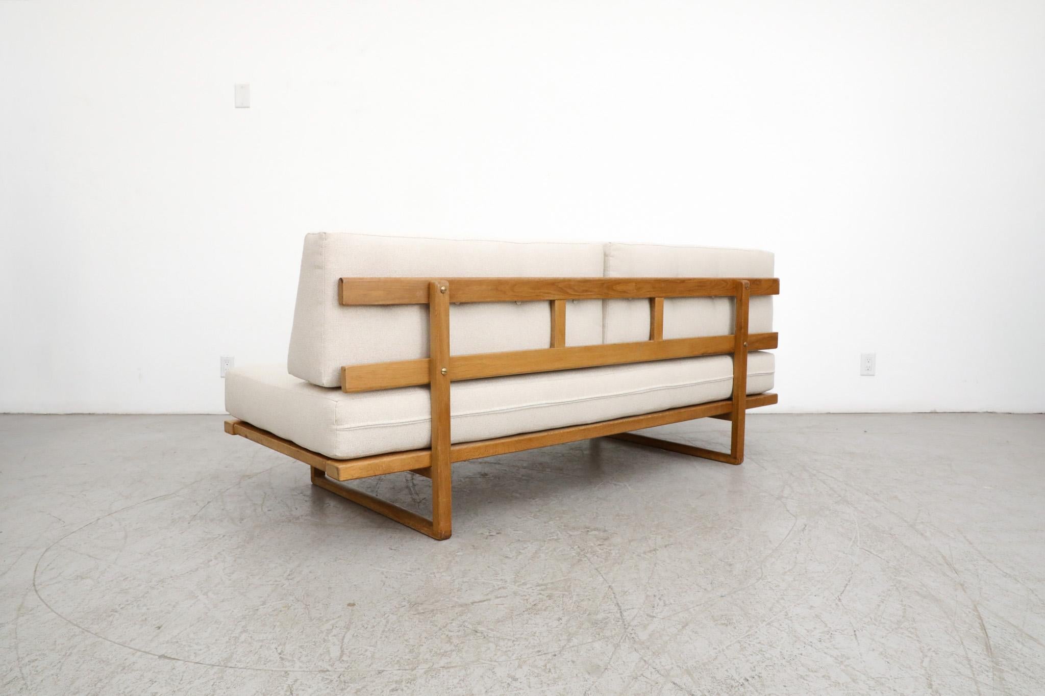 Mid-20th Century Børge Mogensen Model 4312 Natural Oak Sofa Bed For Sale