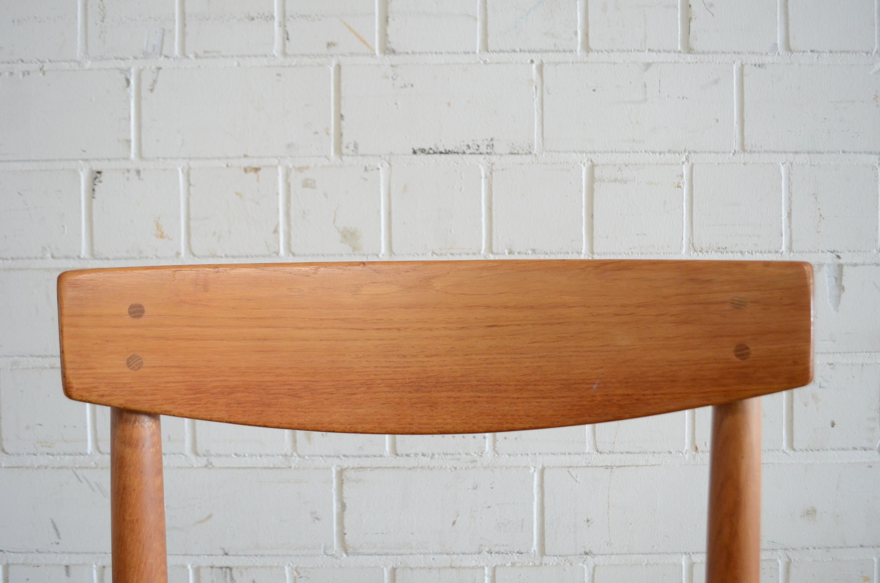 Børge Mogensen Model 537 Oresund Pair of Dining Oak Chairs for Karl Andersson 1