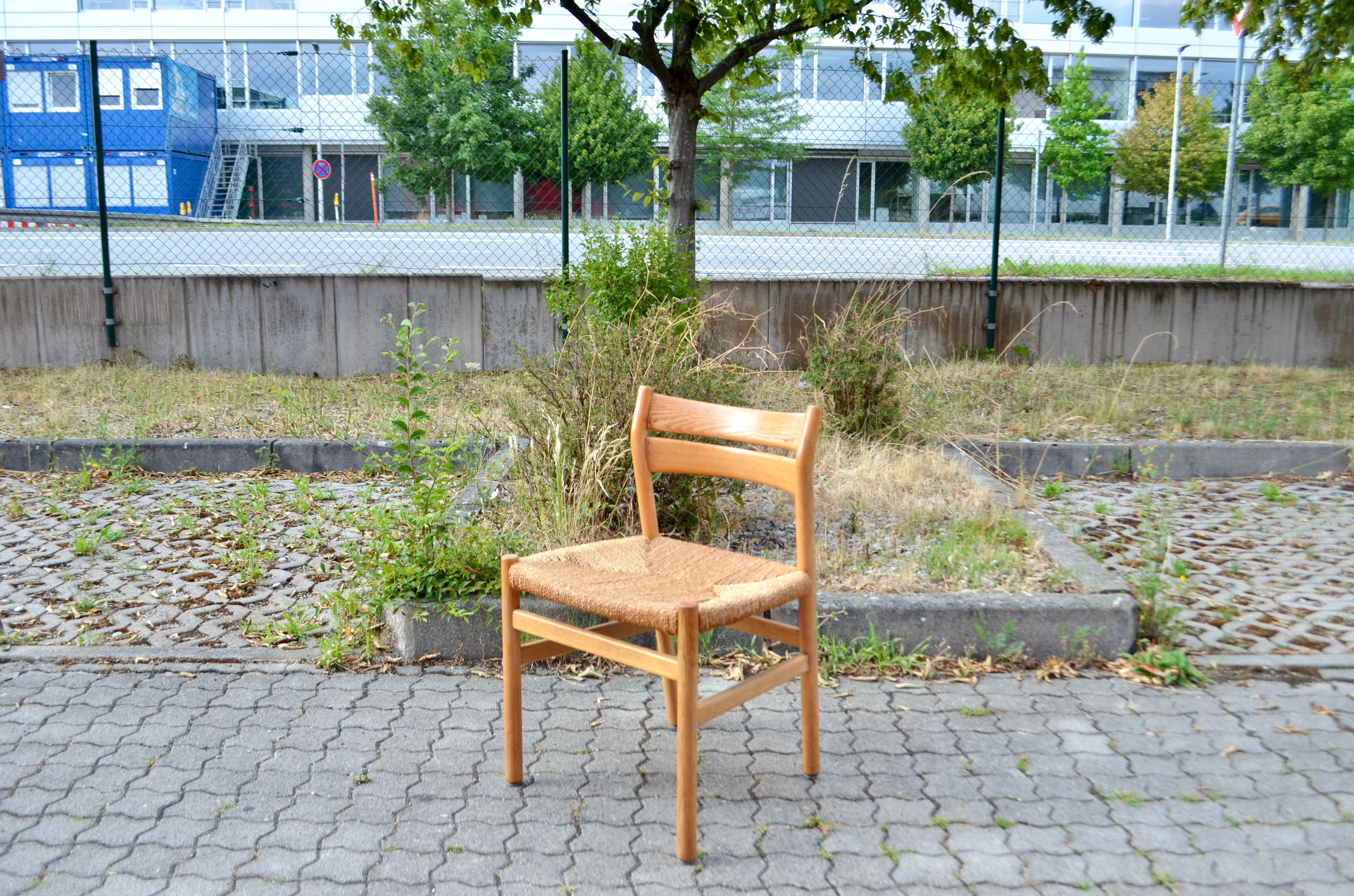 Børge Mogensen Model BM1 Dining Oak Chairs for C.M. Madsens Set of 6 For Sale 10