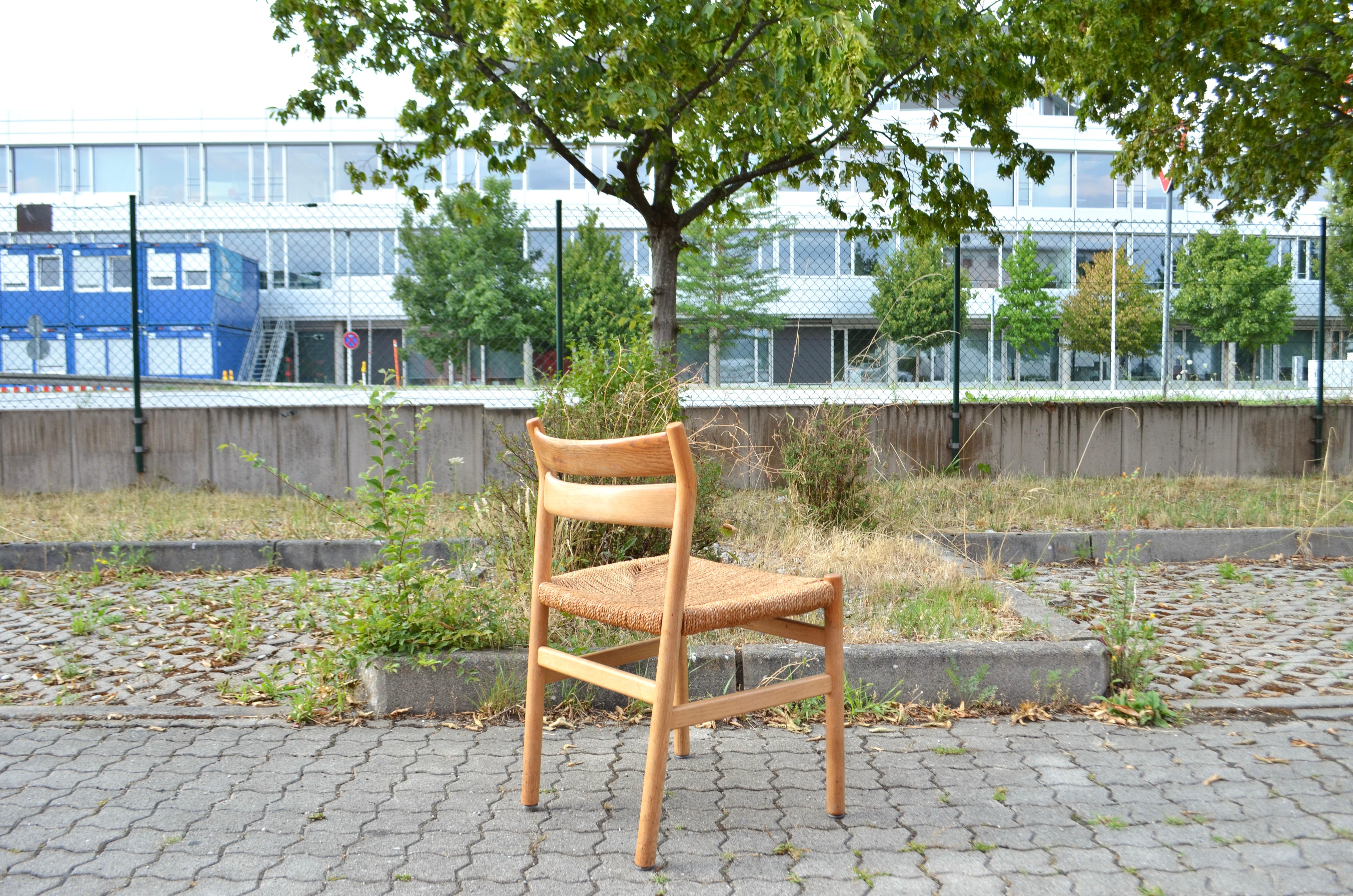 Børge Mogensen Model BM1 Dining Oak Chairs for C.M. Madsens Set of 6 For Sale 11