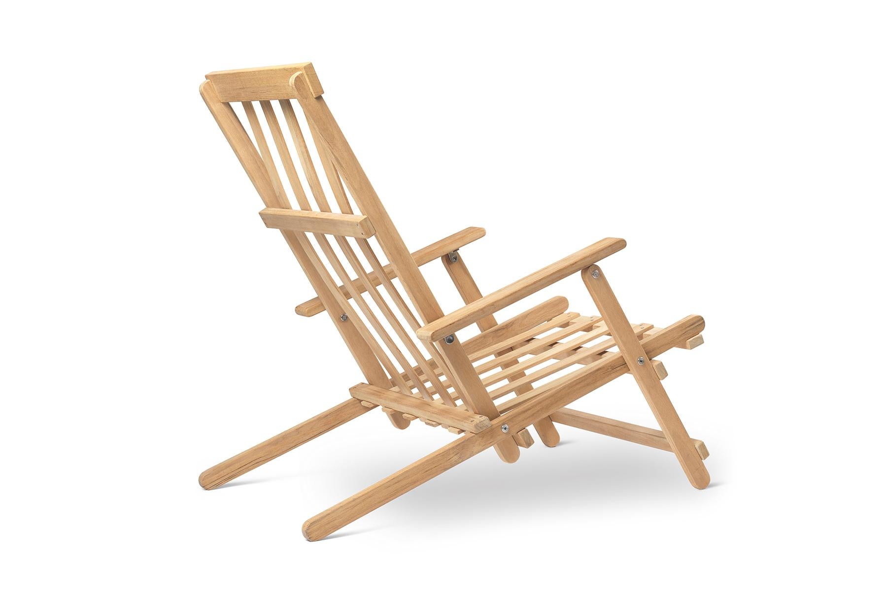 Mid-Century Modern Børge Mogensen Model Bm5568  Deck Chair