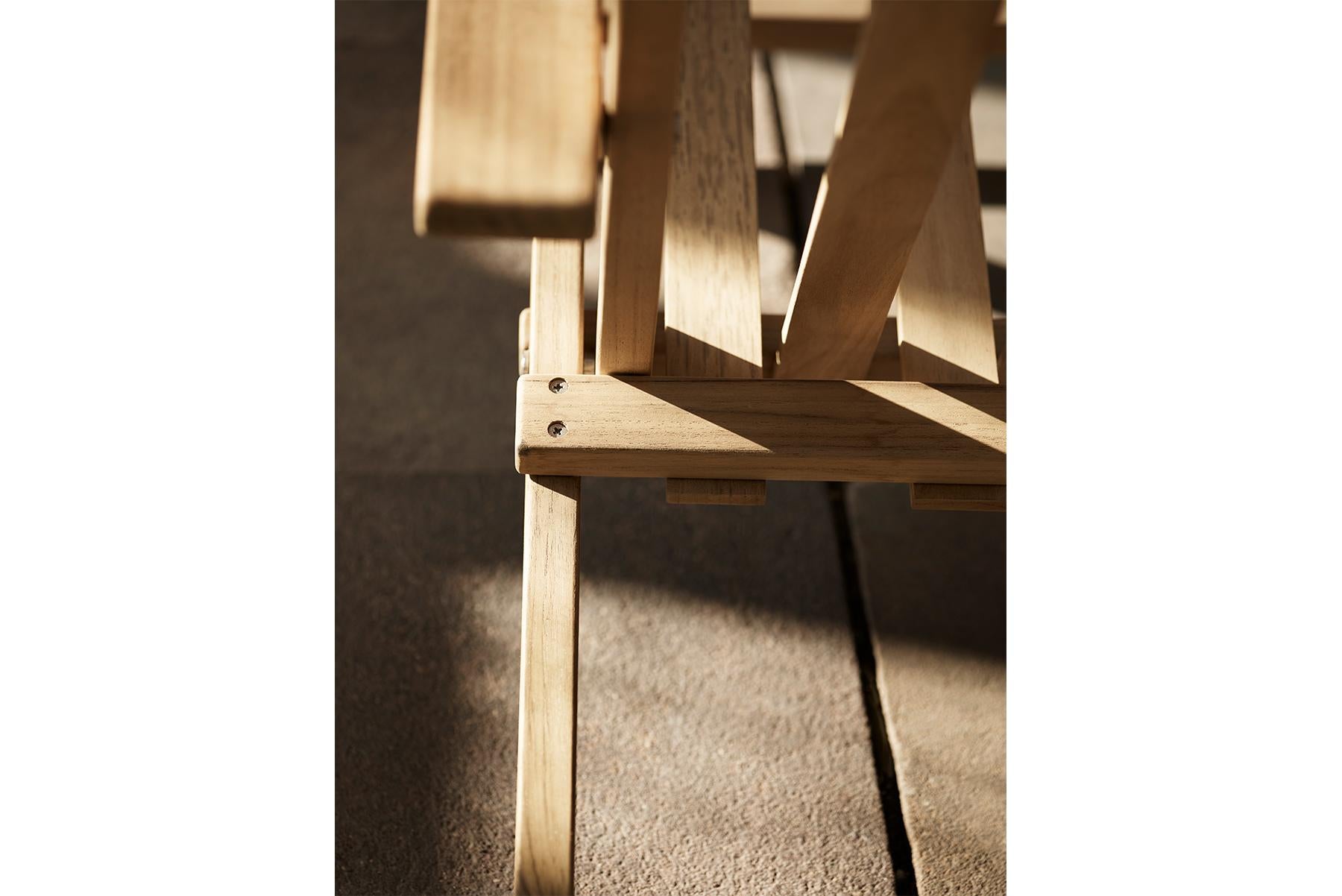 Oak Børge Mogensen Model Bm5568  Deck Chair