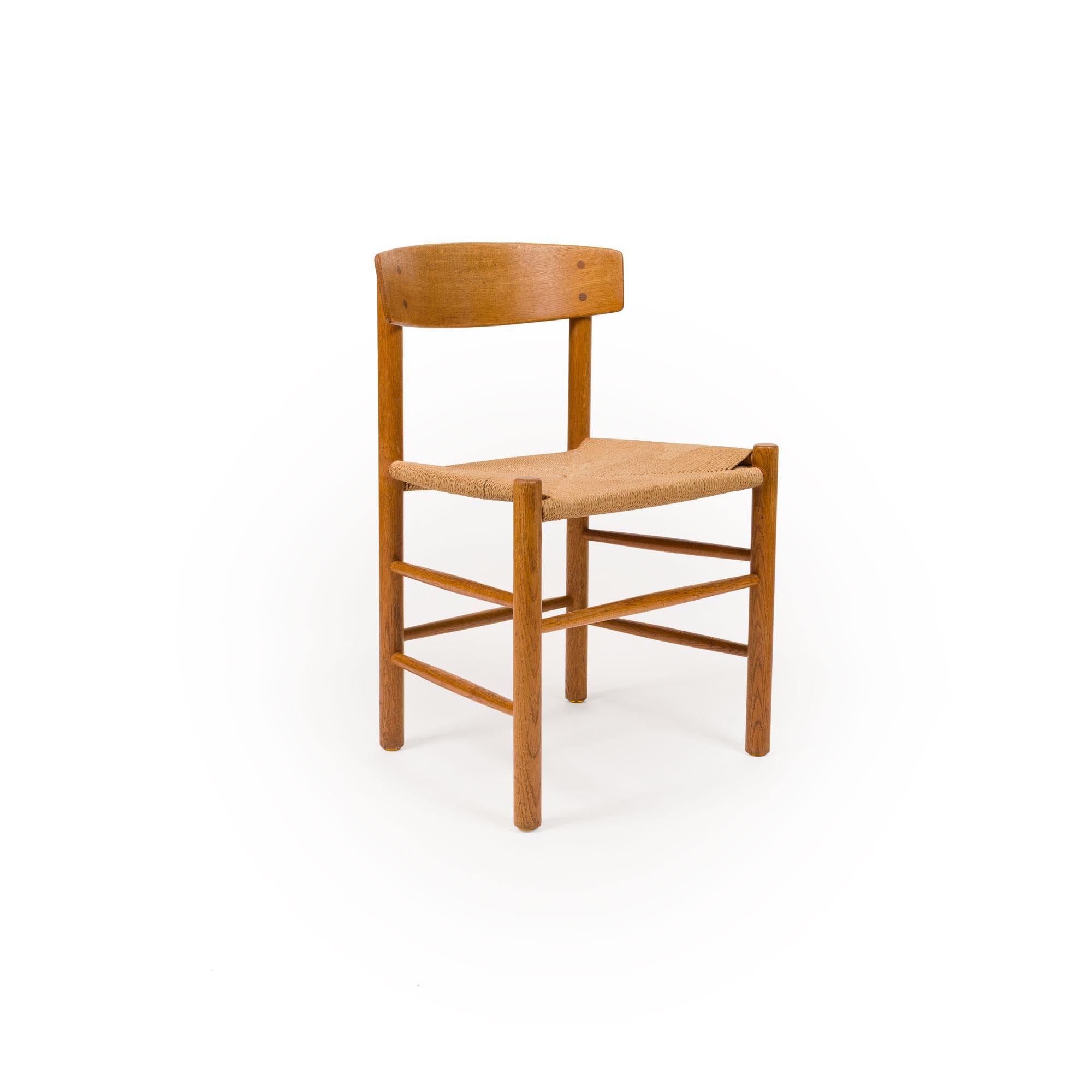 Danish Børge Mogensen Model 'J39'  Dining Chairs (Set of Four) For Sale