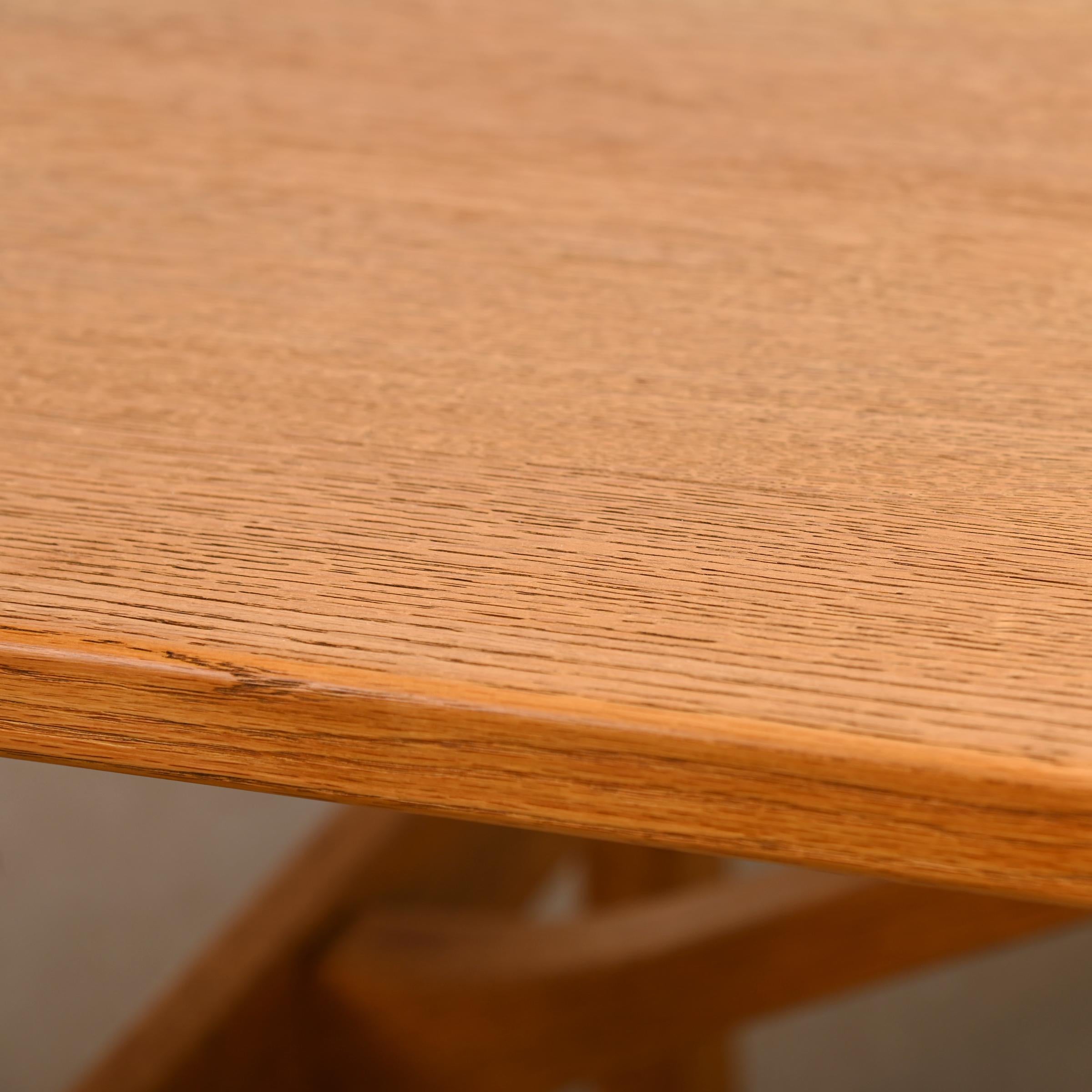 Børge Mogensen Naturel Solid Oak Coffee or Sofa Table, Model 5268 for Fredericia For Sale 8