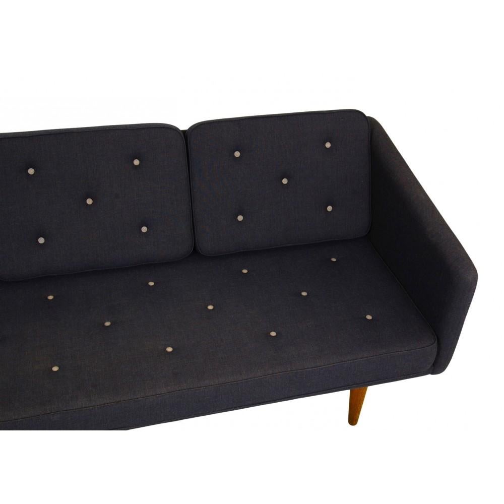 Danish Børge Mogensen No.1 sofa in blue fabric For Sale