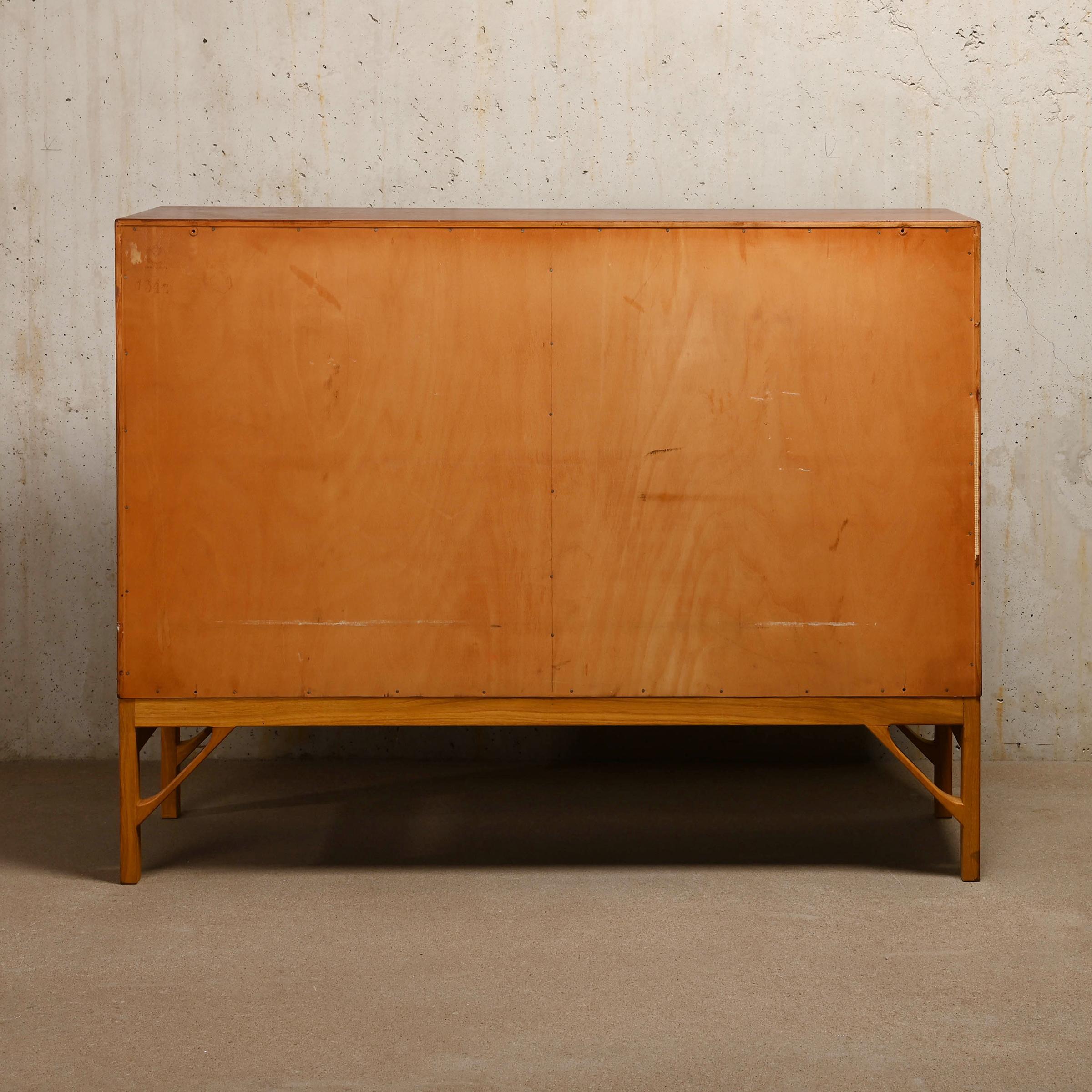 Mid-20th Century Børge Mogensen Oak and Teak Chest of Drawers by C.M. Madsen for FDB Møbler