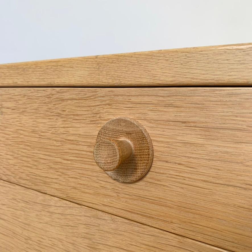 Børge Mogensen Oak Chest of Drawers, circa 1960, Sweden. 5