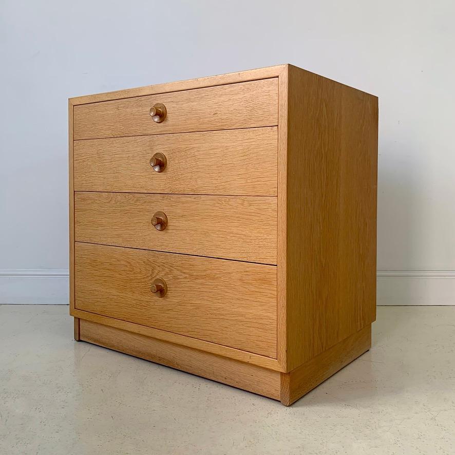 Scandinavian Modern Børge Mogensen Oak Chest of Drawers, circa 1960, Sweden.