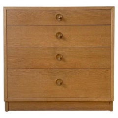 Børge Mogensen Oak Chest of Drawers, circa 1960, Sweden.