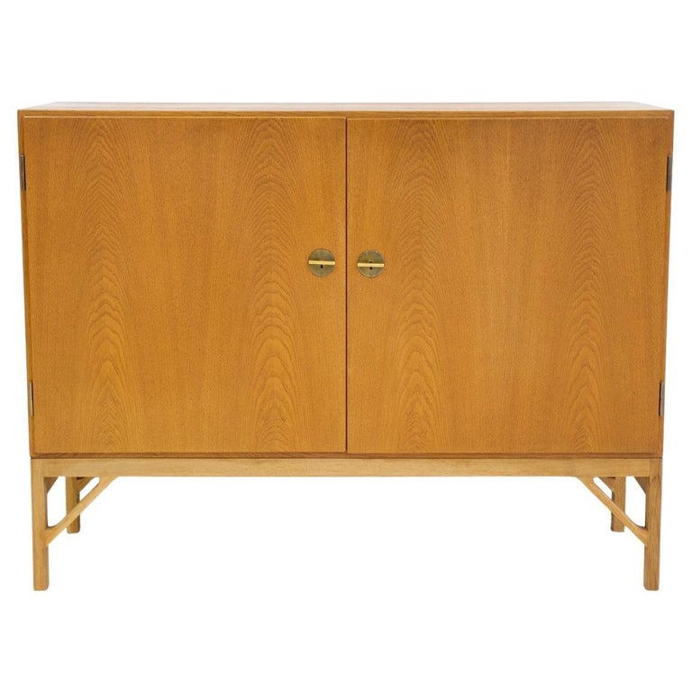 Børge Mogensen Oak China Cabinet, Model 232 For Sale