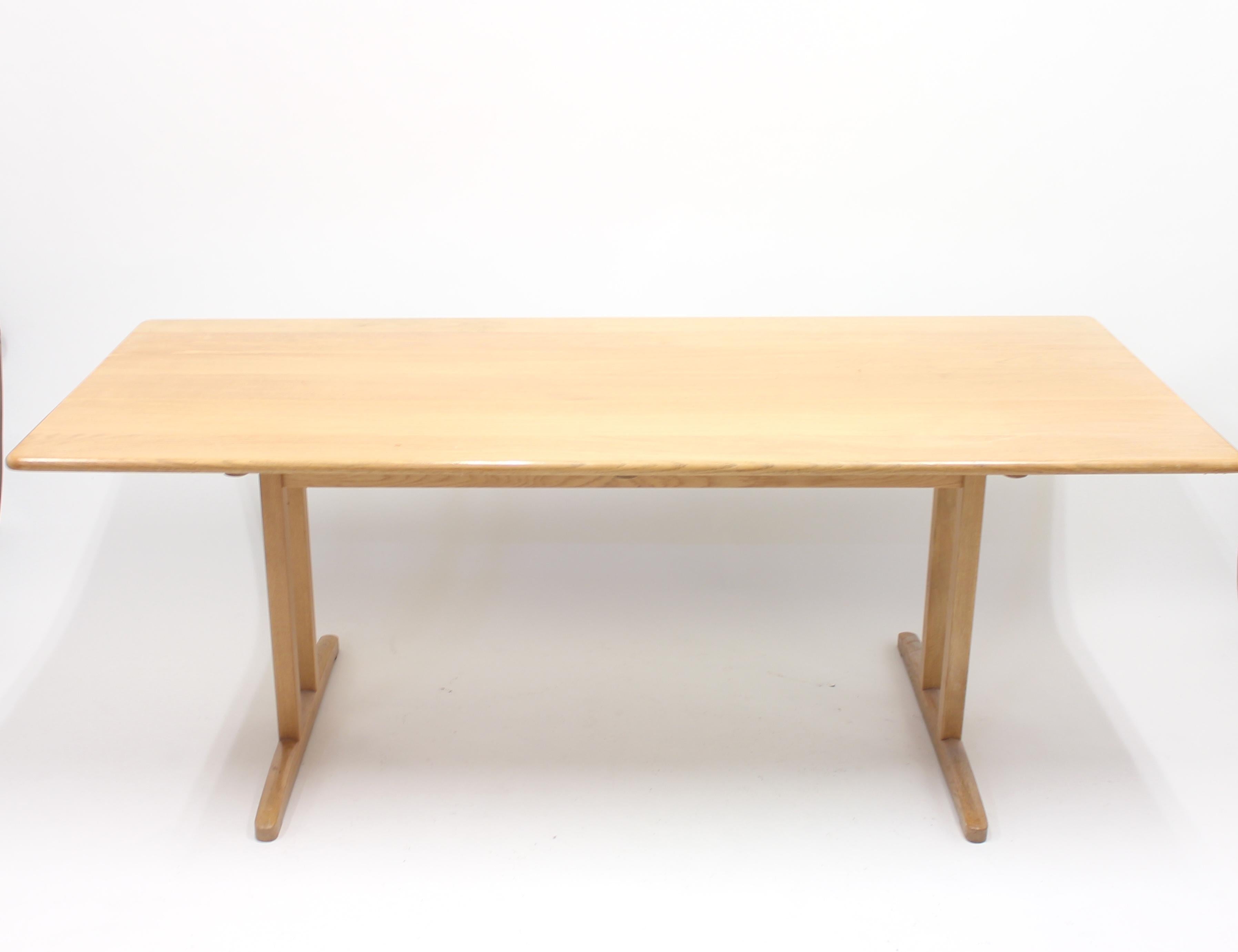 Swedish Børge Mogensen Oak Dining Table, Øresund 195, by Karl Andersson & Söner