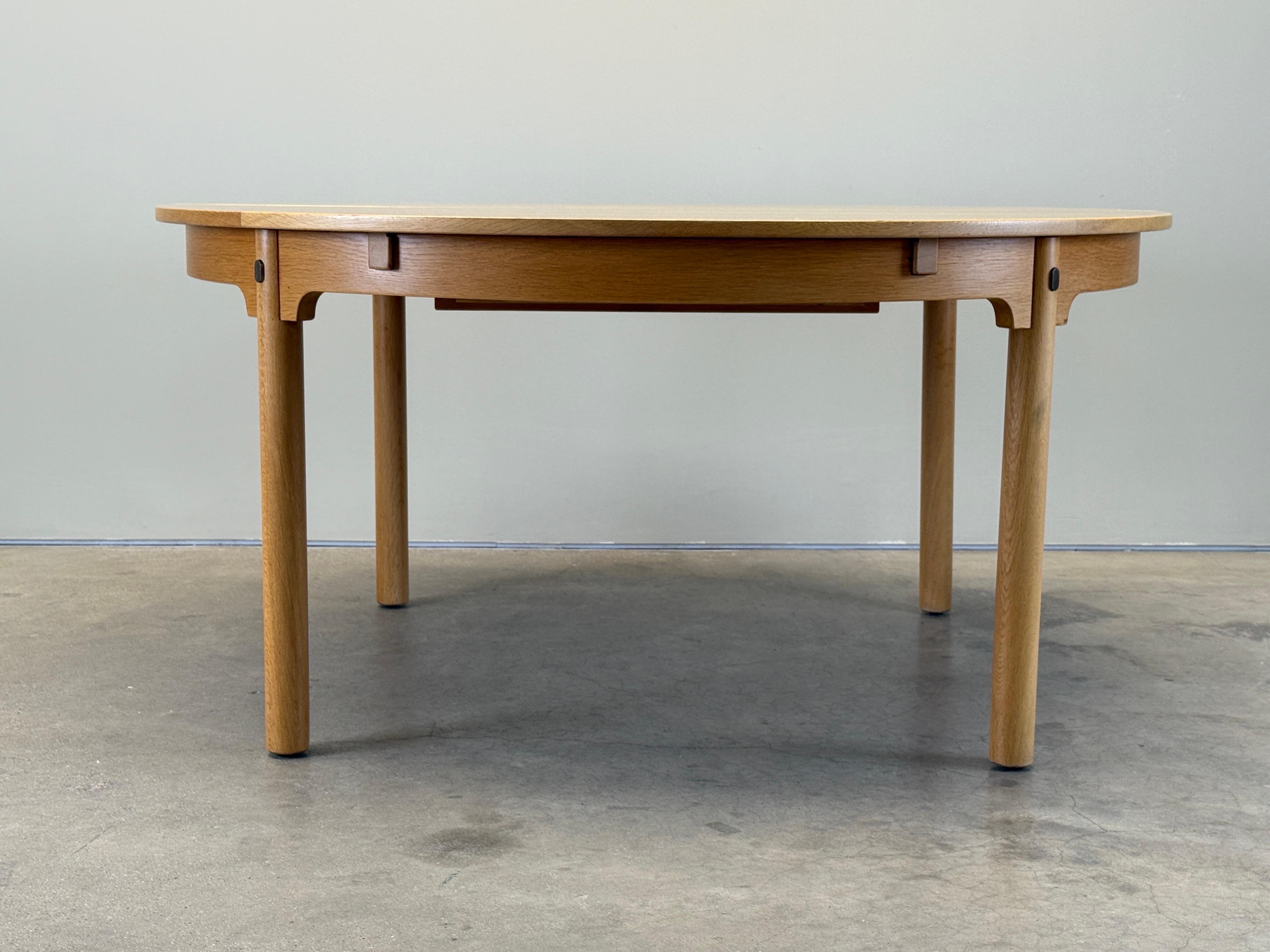 Tavolo da pranzo espandibile Børge Mogensen Oak in vendita 11