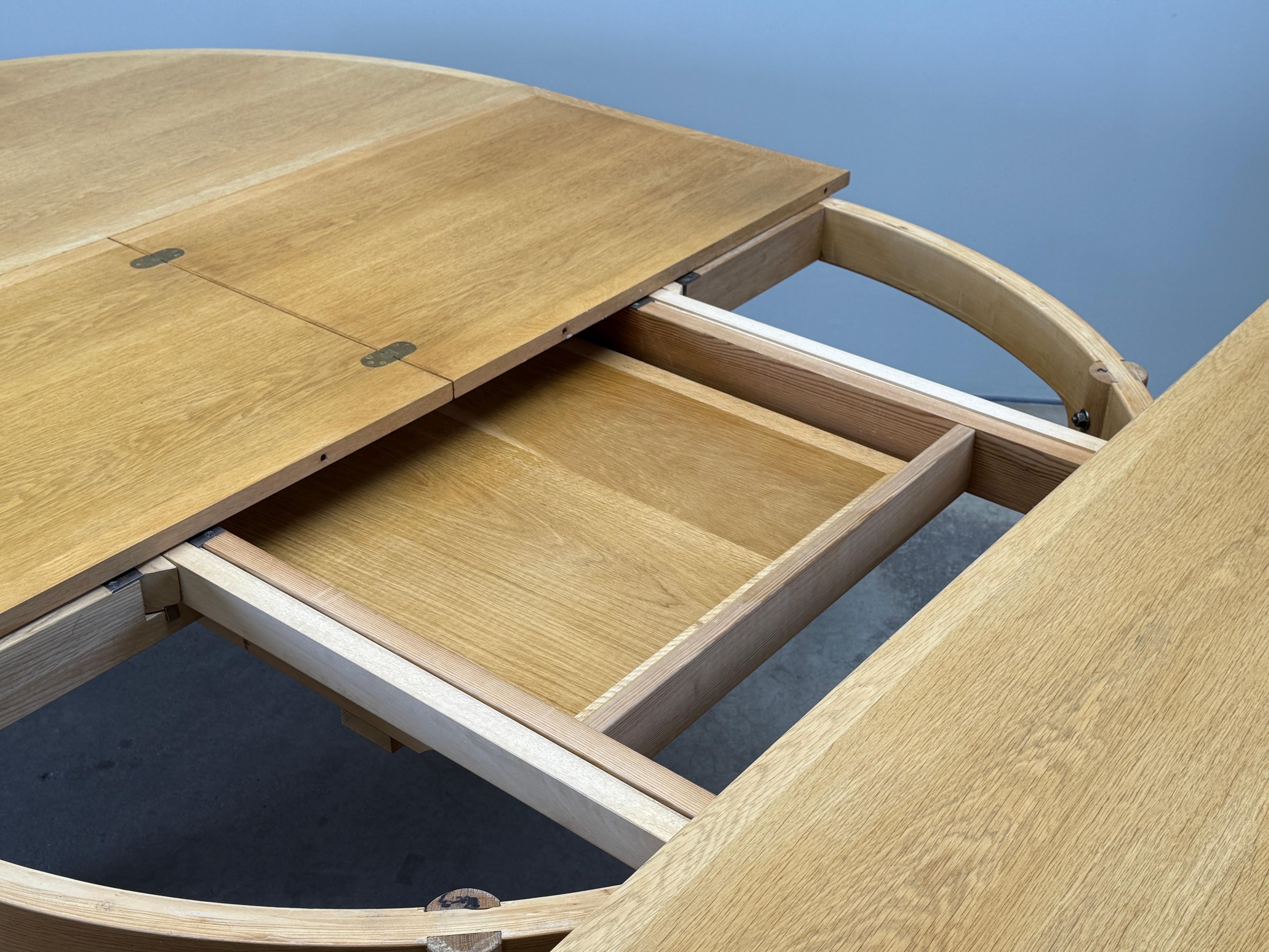 Metà XX secolo Tavolo da pranzo espandibile Børge Mogensen Oak in vendita