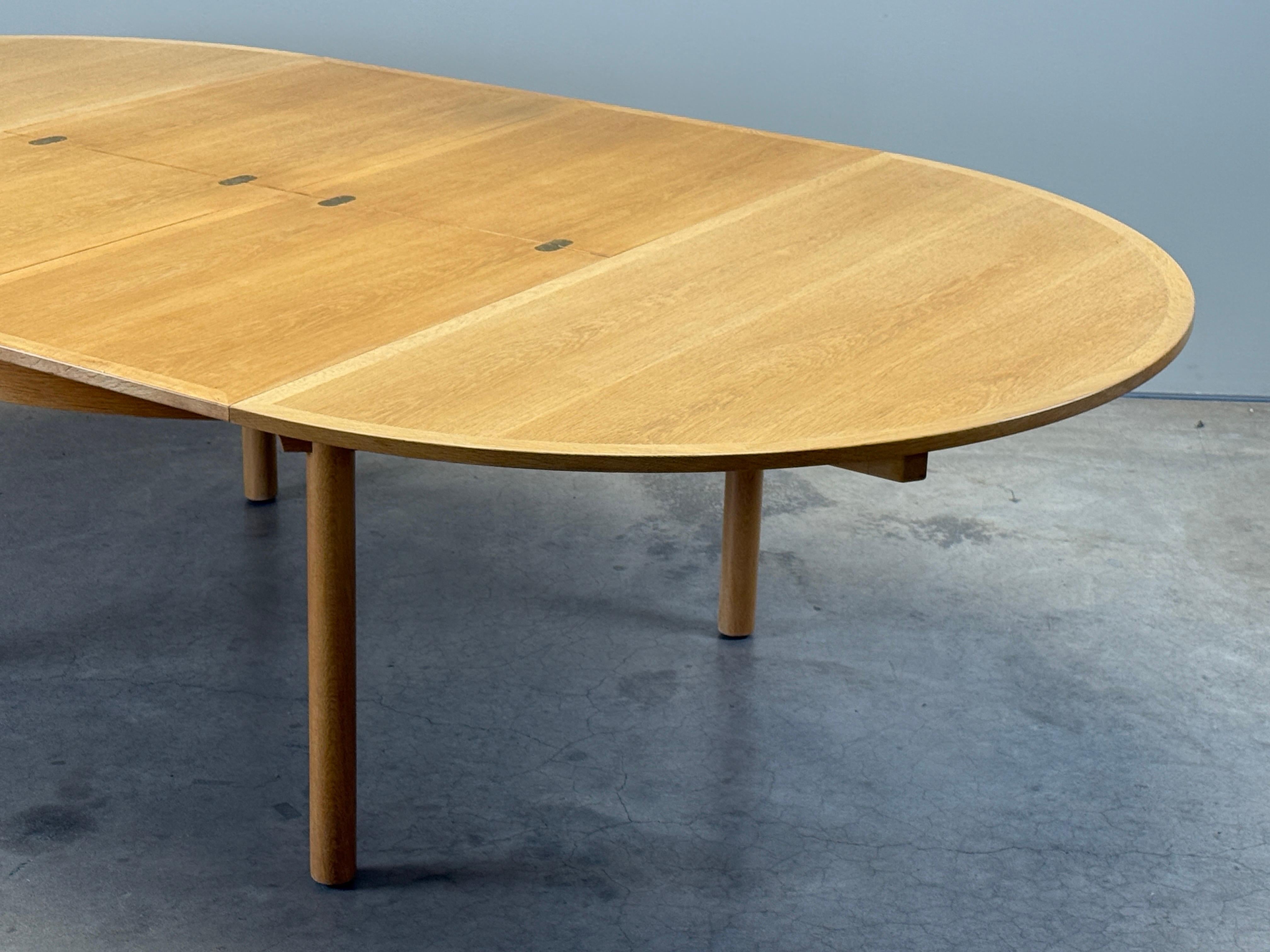 Tavolo da pranzo espandibile Børge Mogensen Oak in vendita 2