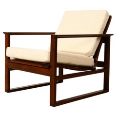 Børge Mogensen Oak Lounge Sled Chairs Model 2256