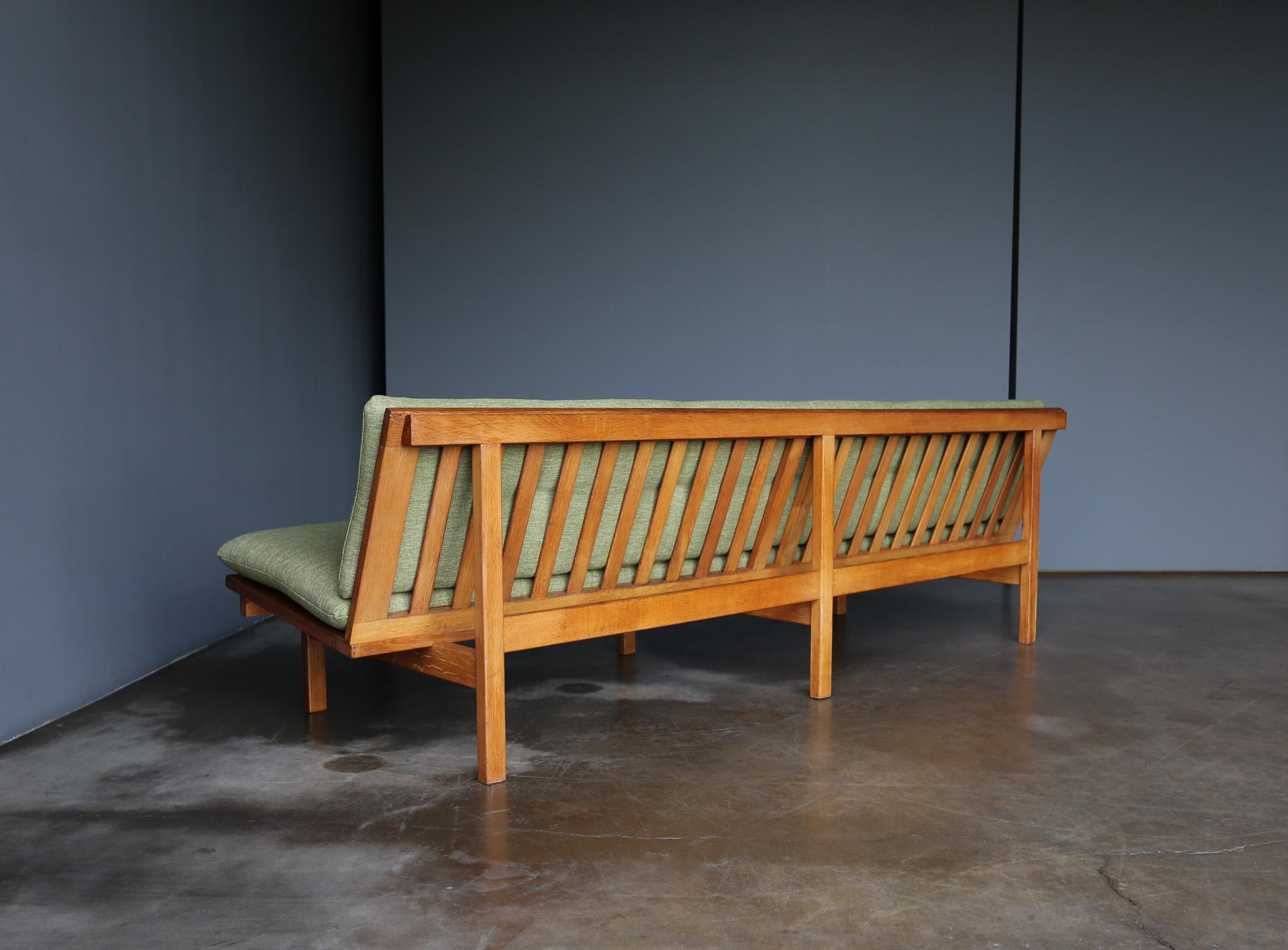 Børge Mogensen Oak Sofa for Fredericia Stolefabrik, Denmark, c.1965 In Good Condition In Costa Mesa, CA