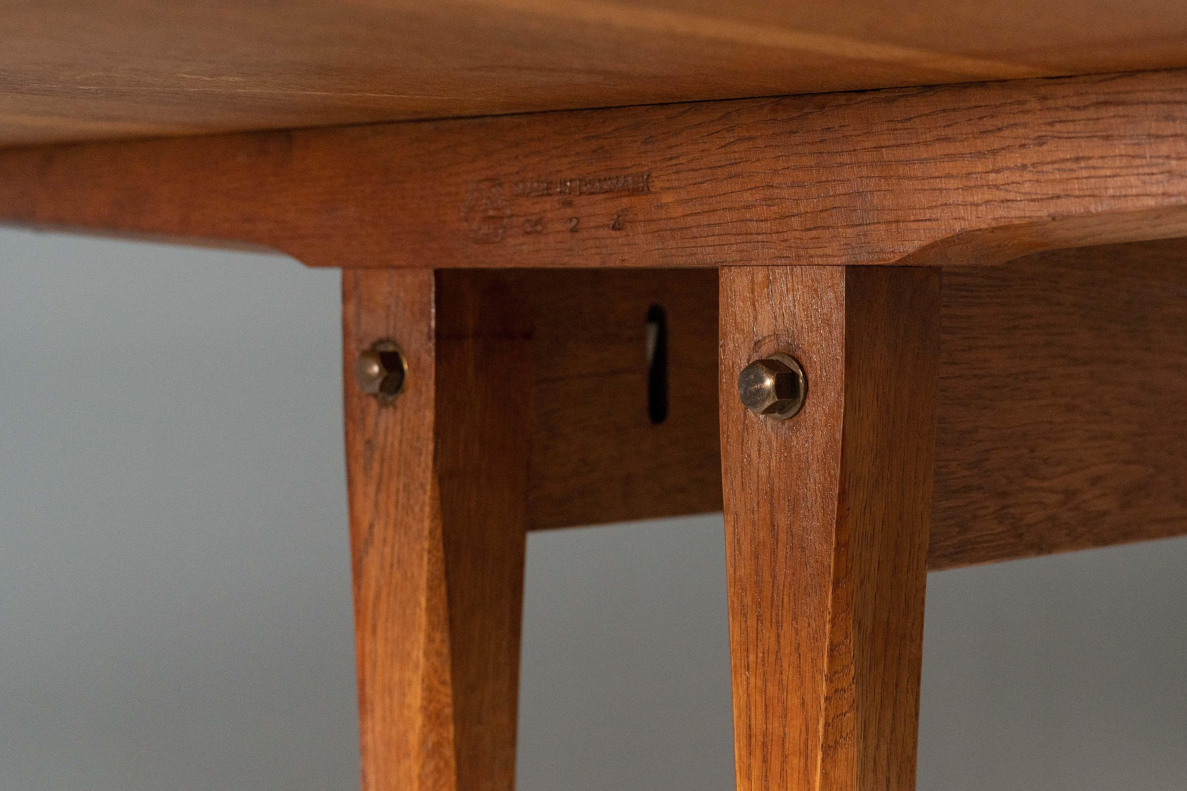 Børge Mogensen Oak Trestle Table 4